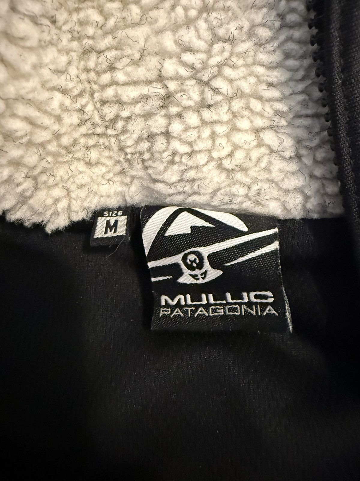 Patagonia Muluc Patagonia Argentina Ombre Fleece Jacket (Cream/Navy) Size US M / EU 48-50 / 2 - 7 Thumbnail