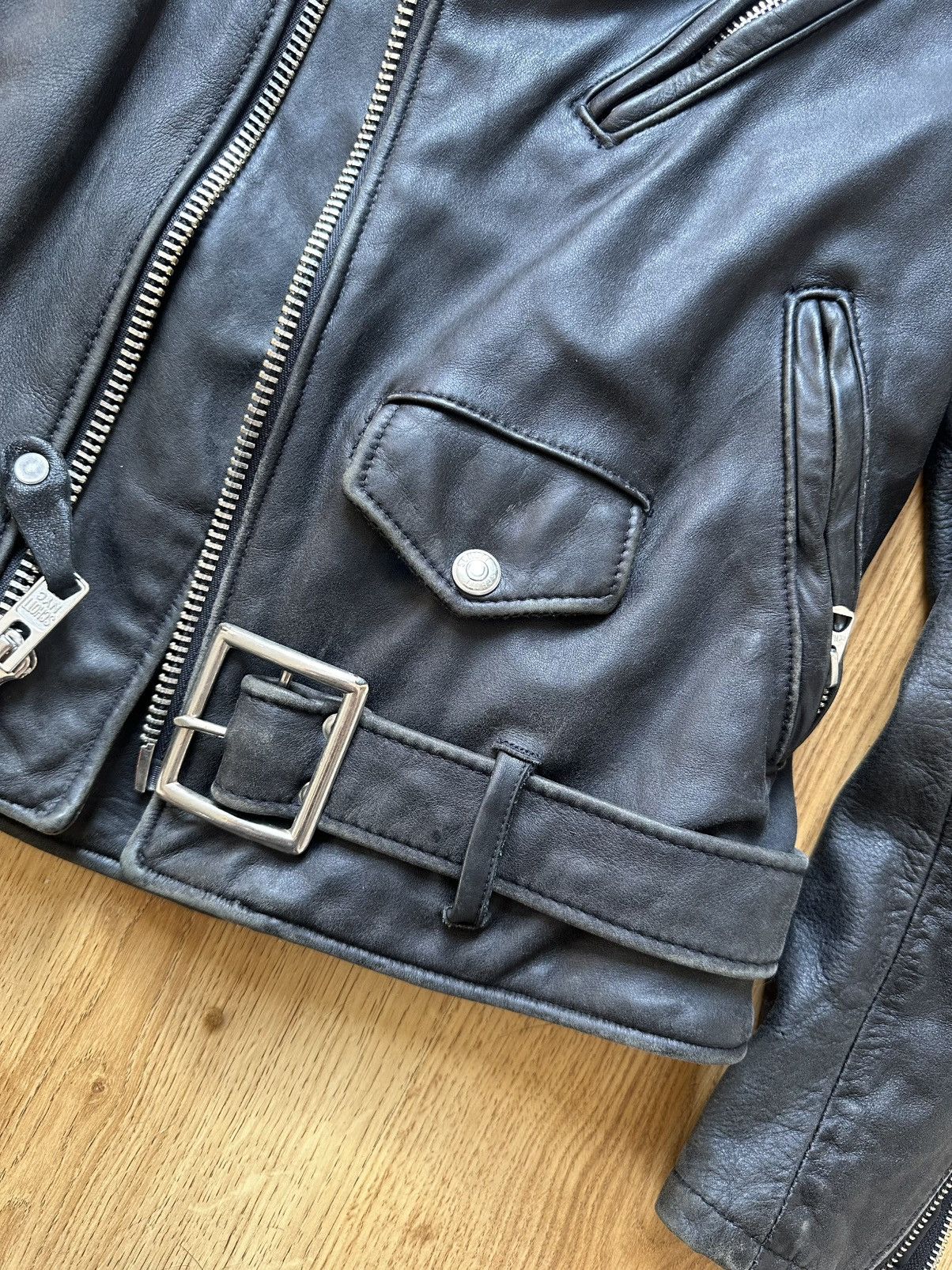 Schott Schott 626VNW Vintaged Cowhide Leather Perfecto Jacket XS Size XS / US 0-2 / IT 36-38 - 5 Thumbnail