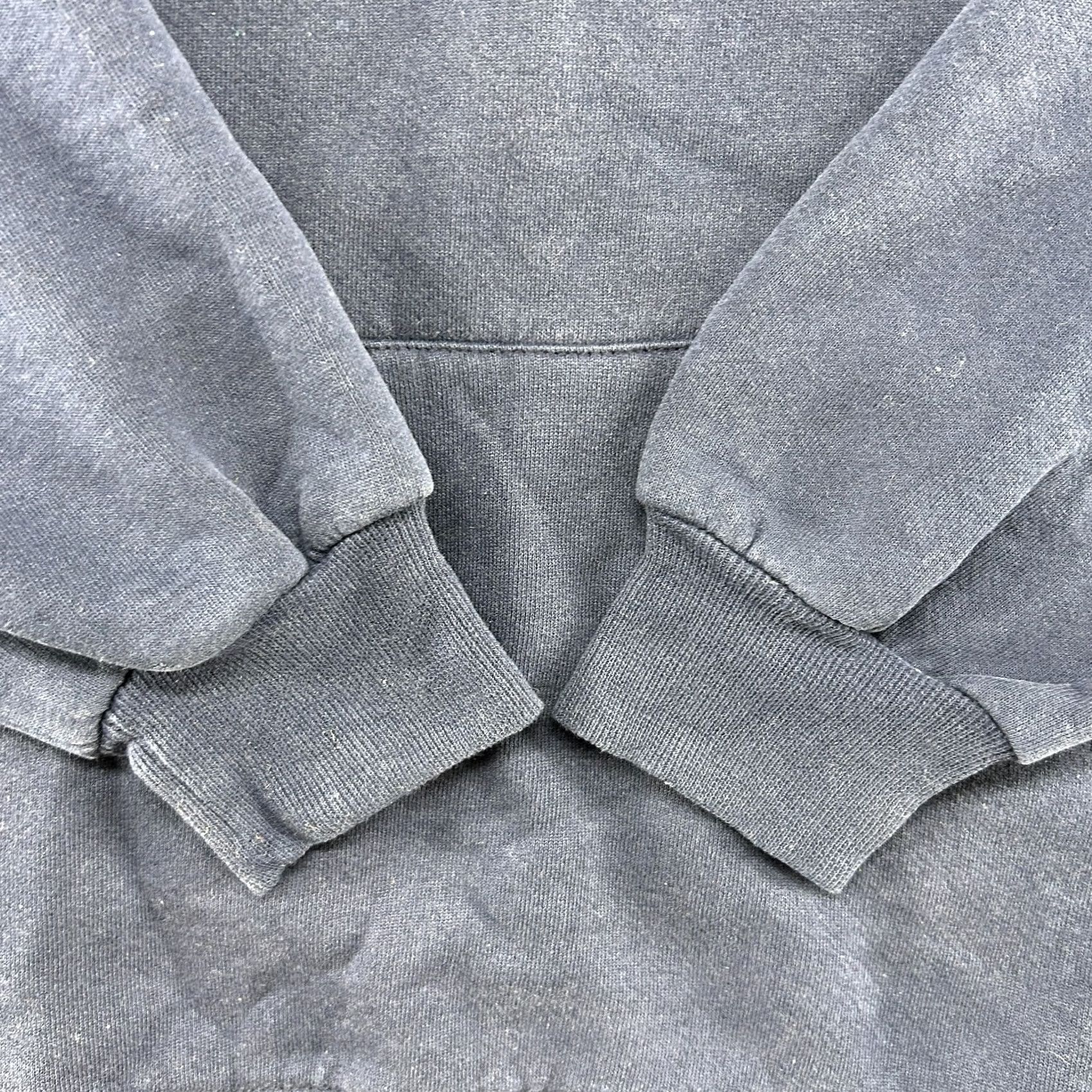 Russell Athletic VINTAGE Russell Athletic Hoodie Mens 2XL Blue Navy Pullover Cotton Boxy USA 90s Size US XXL / EU 58 / 5 - 3 Thumbnail