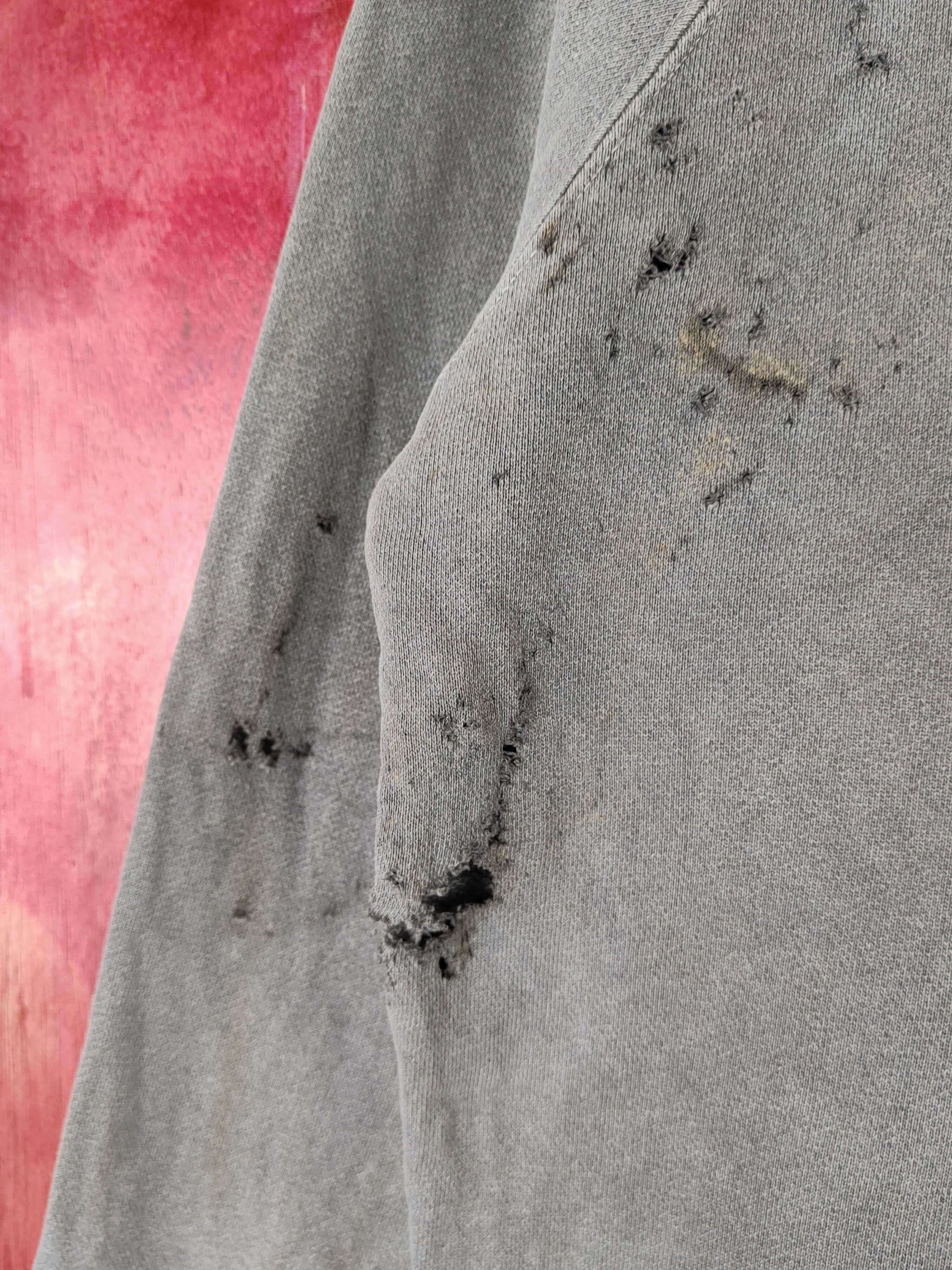 Helly Hansen Helly Hansen Dark Gray Faded ripped Sweatshirts #S1862 Size L / US 10 / IT 46 - 4 Thumbnail