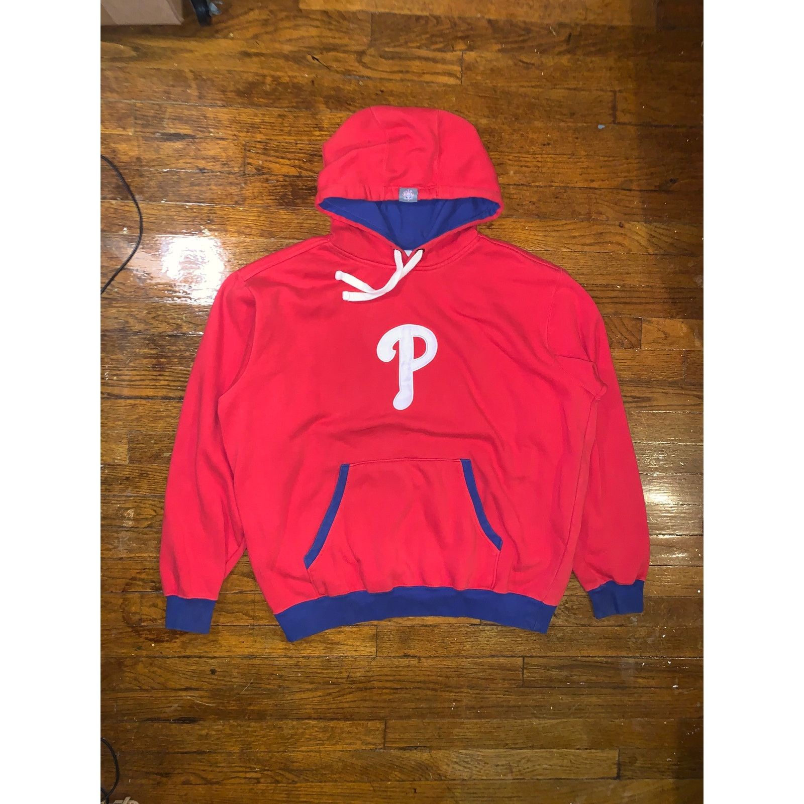 MLB Philadelphia Phillies Hoodie Red Genuine MLB Pullover L XL Size US XL / EU 56 / 4 - 1 Thumbnail