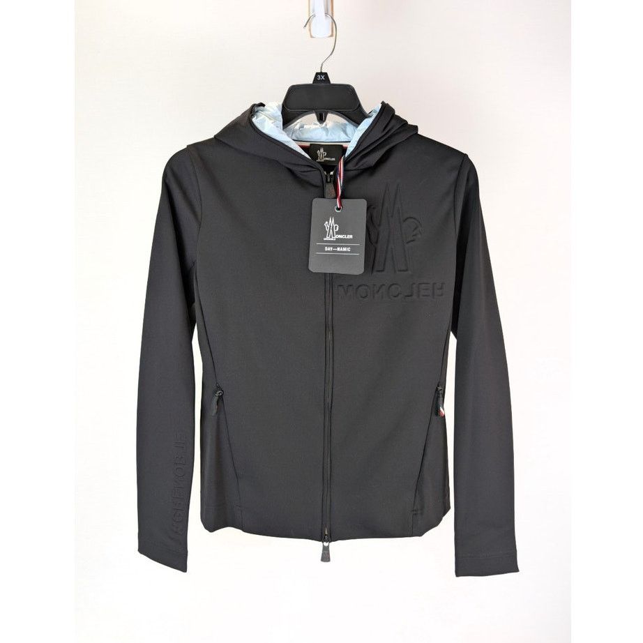 Moncler o1rshd1 Zip Hoodie in Black Size US L / EU 52-54 / 3 - 2 Thumbnail