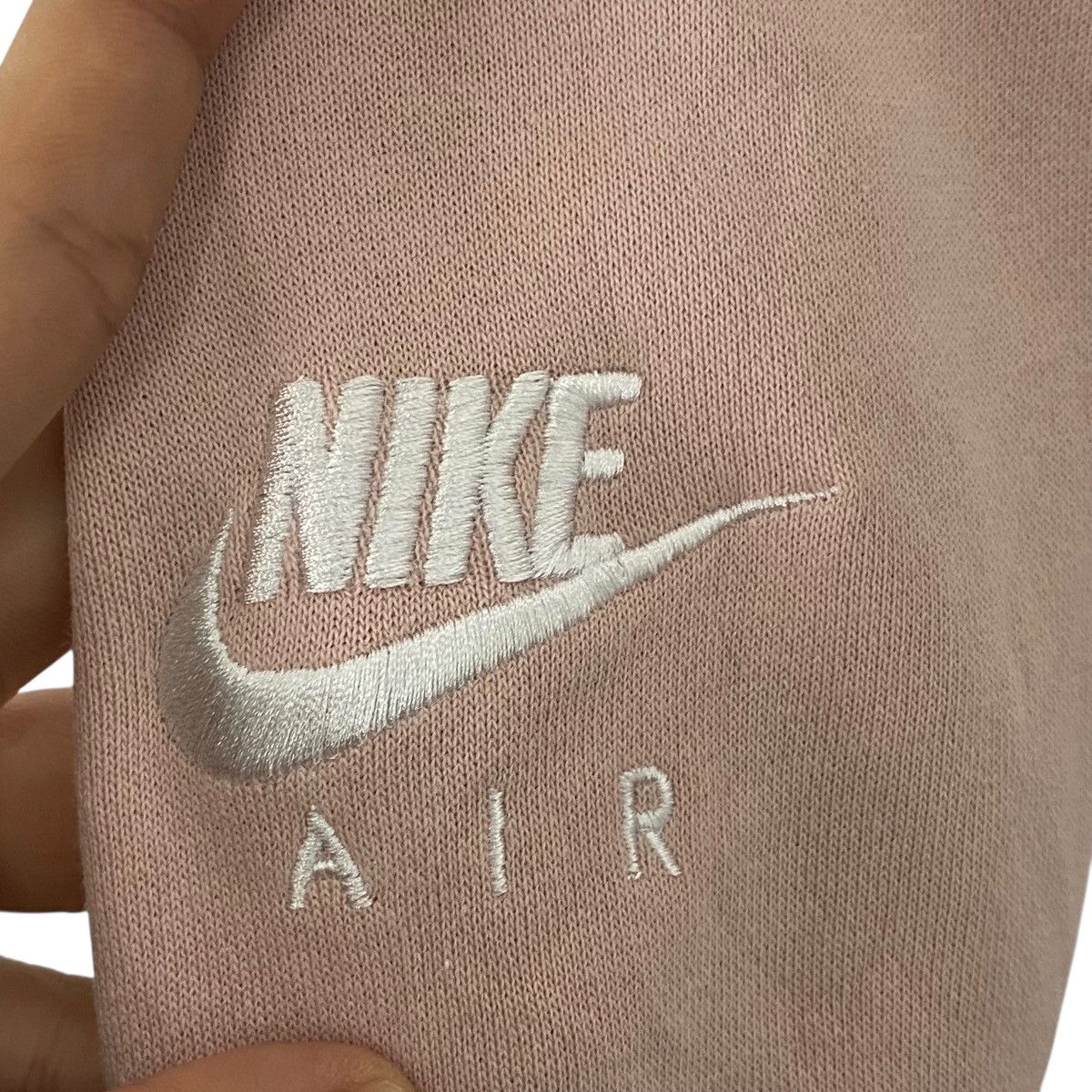 Other Vintage Nike Air Sweatshirt Highneck Pink Embroidery Size L Size US L / EU 52-54 / 3 - 5 Thumbnail