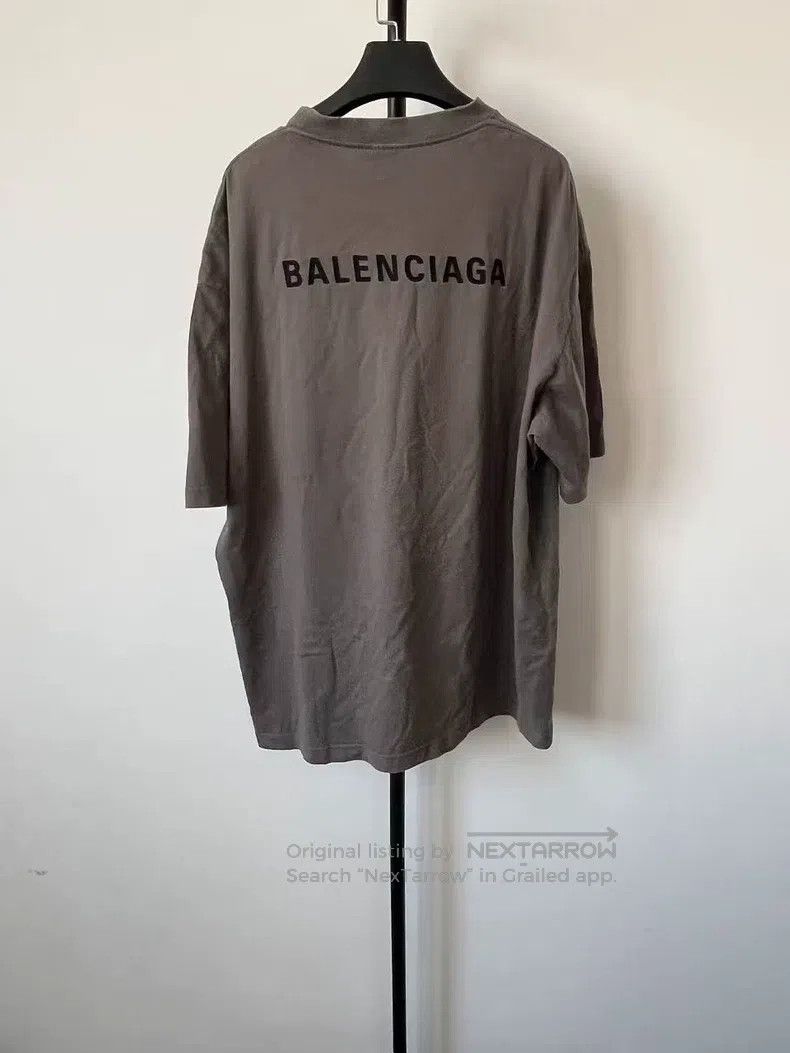 Balenciaga Balenciaga Letter logo embroidered round neck short-sleeve Size US XL / EU 56 / 4 - 2 Thumbnail