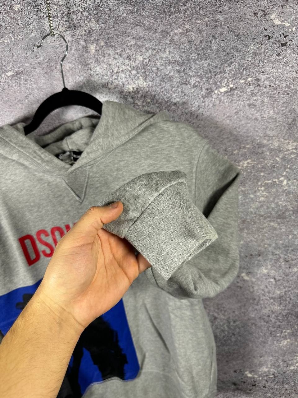 Dsquared2 × Vintage Dsquared2 Printed Logo Gray Hoodie Men's Small Size US S / EU 44-46 / 1 - 9 Thumbnail