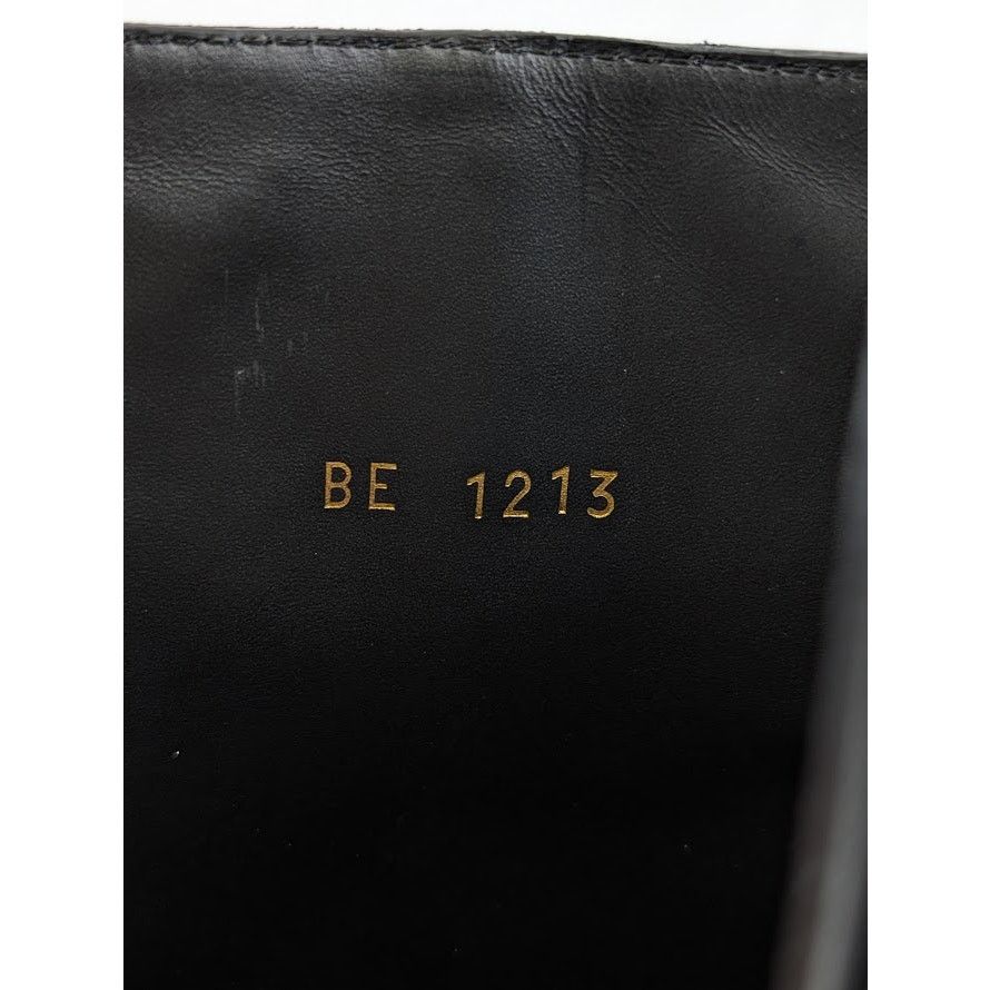 Celine o1rshd1 Shiny Calfskin Zipped Boot W/Metal Toe 50 in Black Size US 6 / EU 39 - 13 Thumbnail