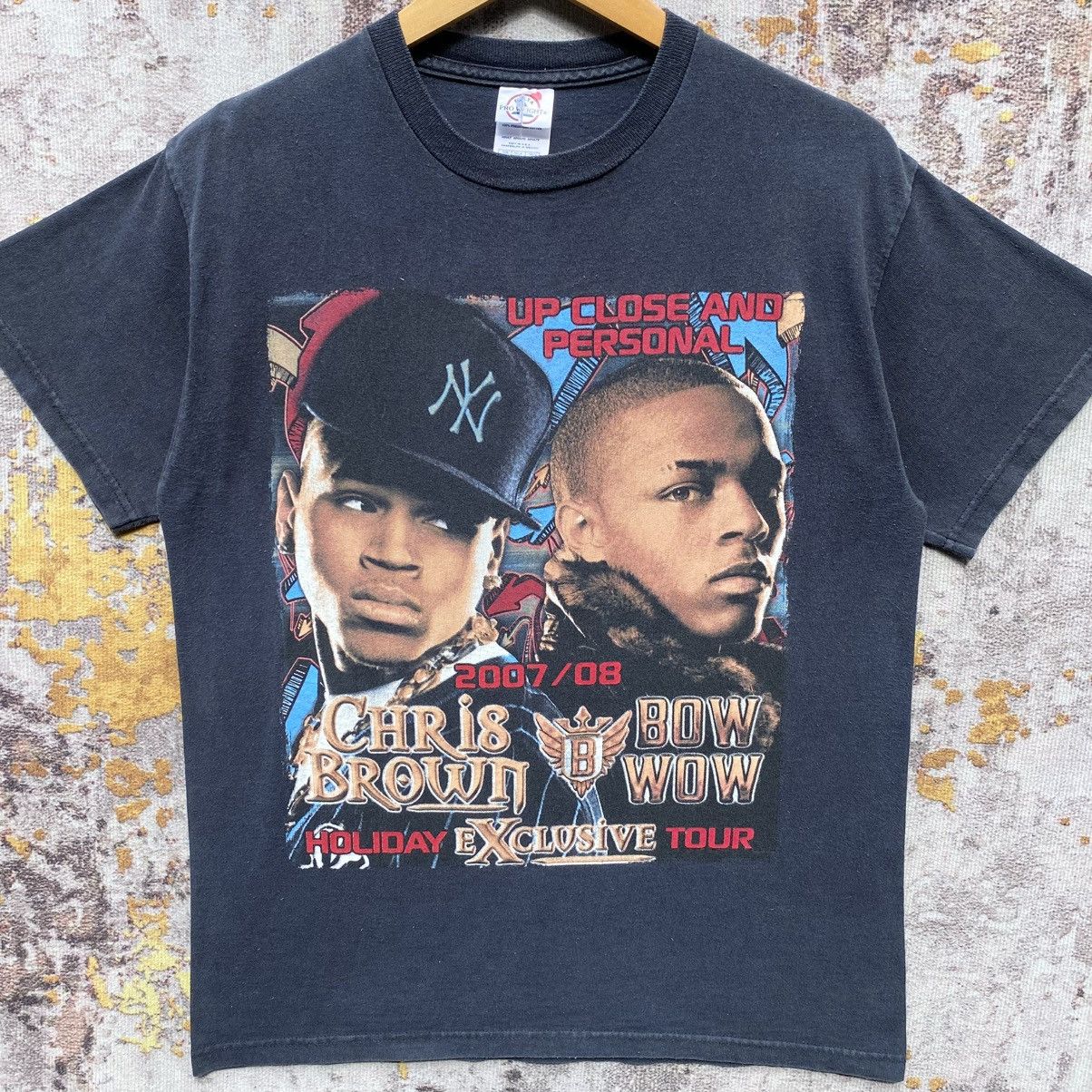 Rap Tees Vintage Y2k Chris Brown Bow Wow Soulja Boy Concert Tour Tee Size US M / EU 48-50 / 2 - 7 Thumbnail