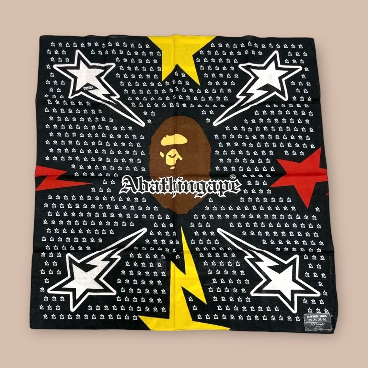 Bape 2001 Bapepsi Exclusive & 2002 Bapesta Bandana Handkerchief Size ONE SIZE - 6 Thumbnail
