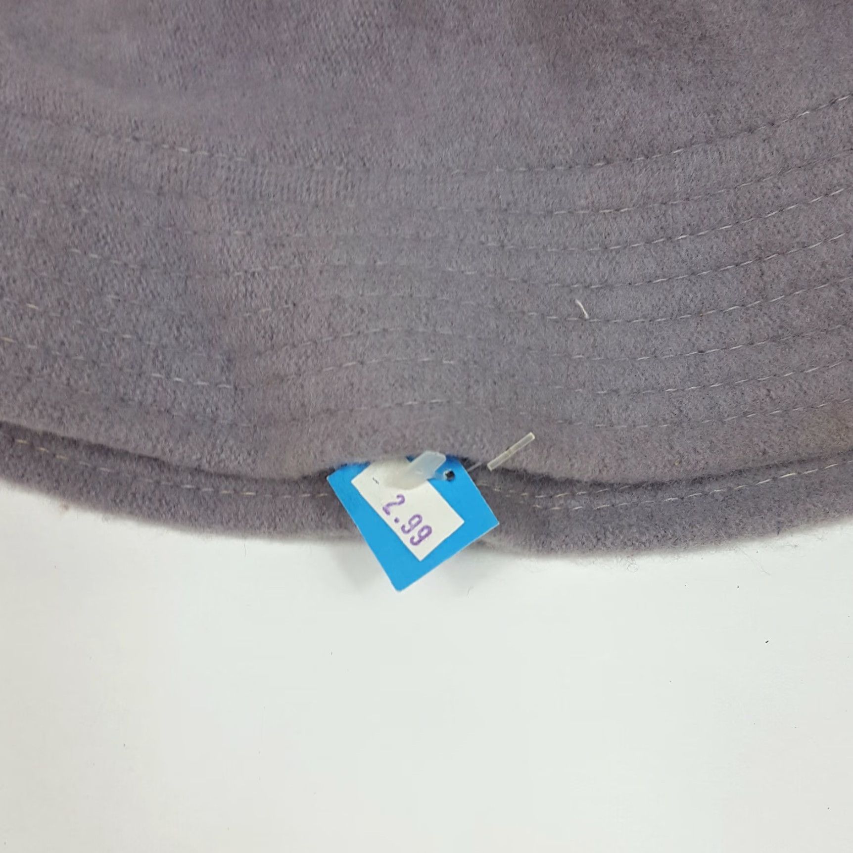 FELT VINTAGE HaT Wool Gray Bucket Hat Women's M Felt Crusher Winter 80s Retro Snow Cap Size ONE SIZE - 5 Thumbnail