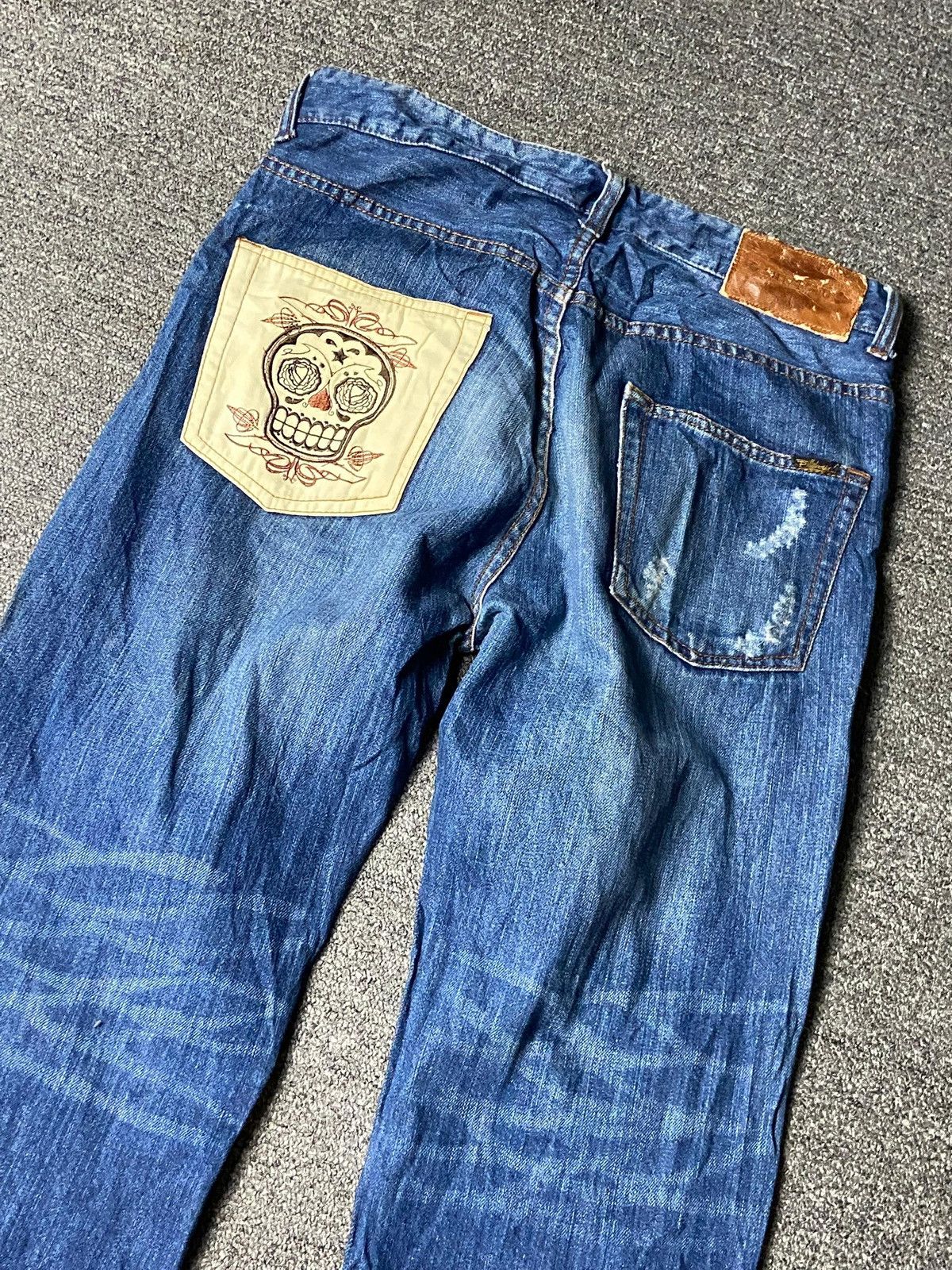 Billabong Vintage BILLABONG Distressed Ripped Jeans (158) Size US 32 / EU 48 - 3 Thumbnail