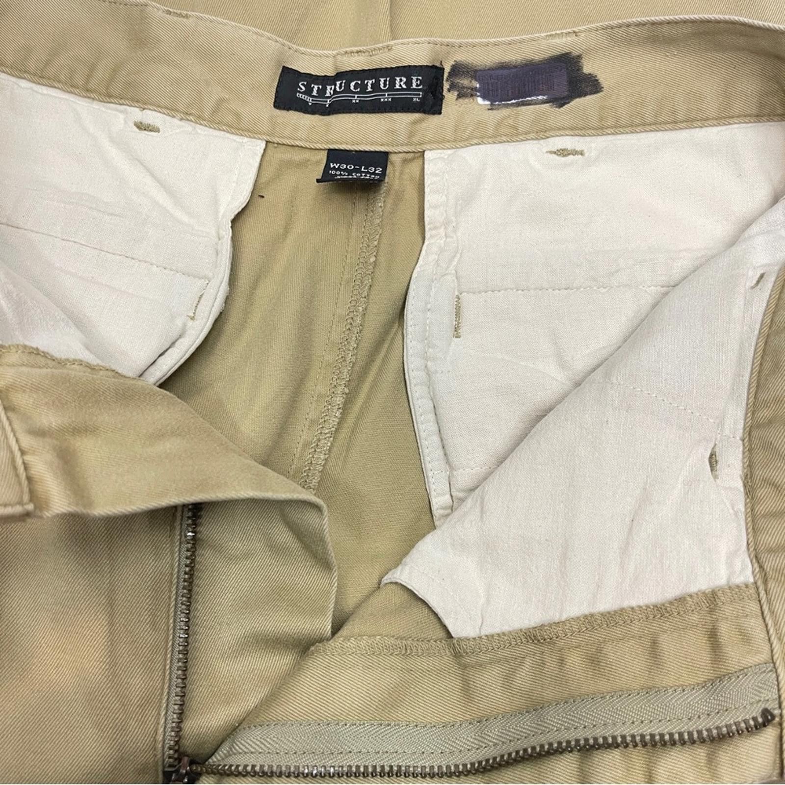 Structure Structure Men's Tan Pants - altered to size 30/28 Size US 30 / EU 46 - 5 Thumbnail