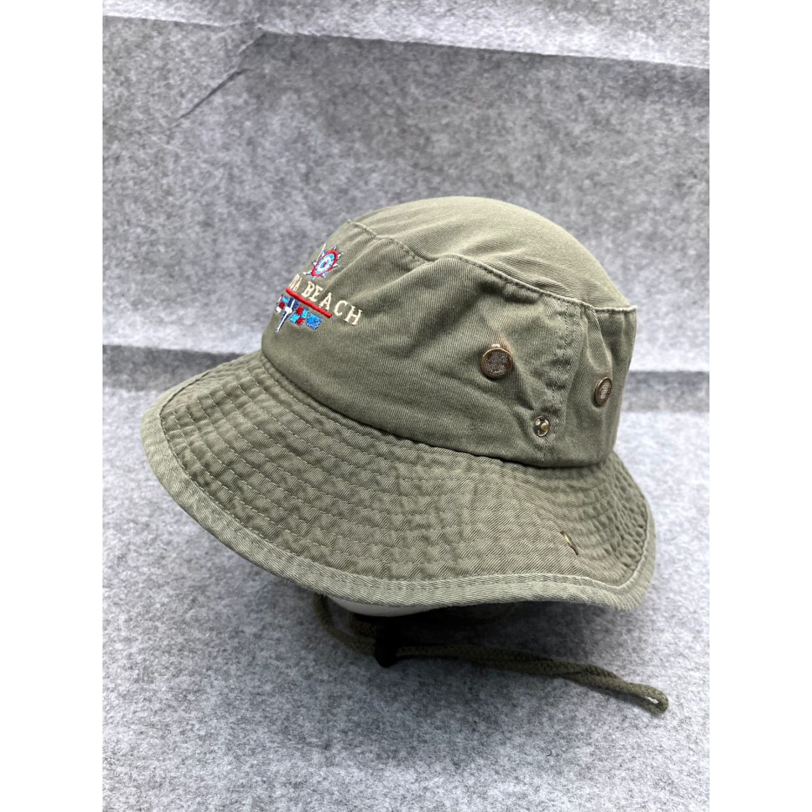 Adidas adidas Bucket Hat Adult Medium Green 100% Cotton Twill Casual Logo Beach Size ONE SIZE - 4 Thumbnail