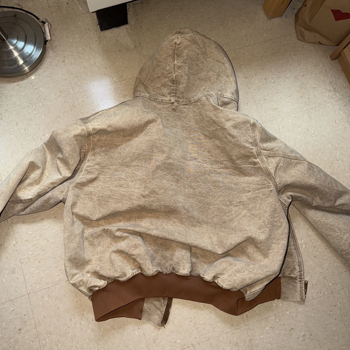 Carhartt Tan Carhartt Work Jacket Size US XL / EU 56 / 4 - 4 Thumbnail