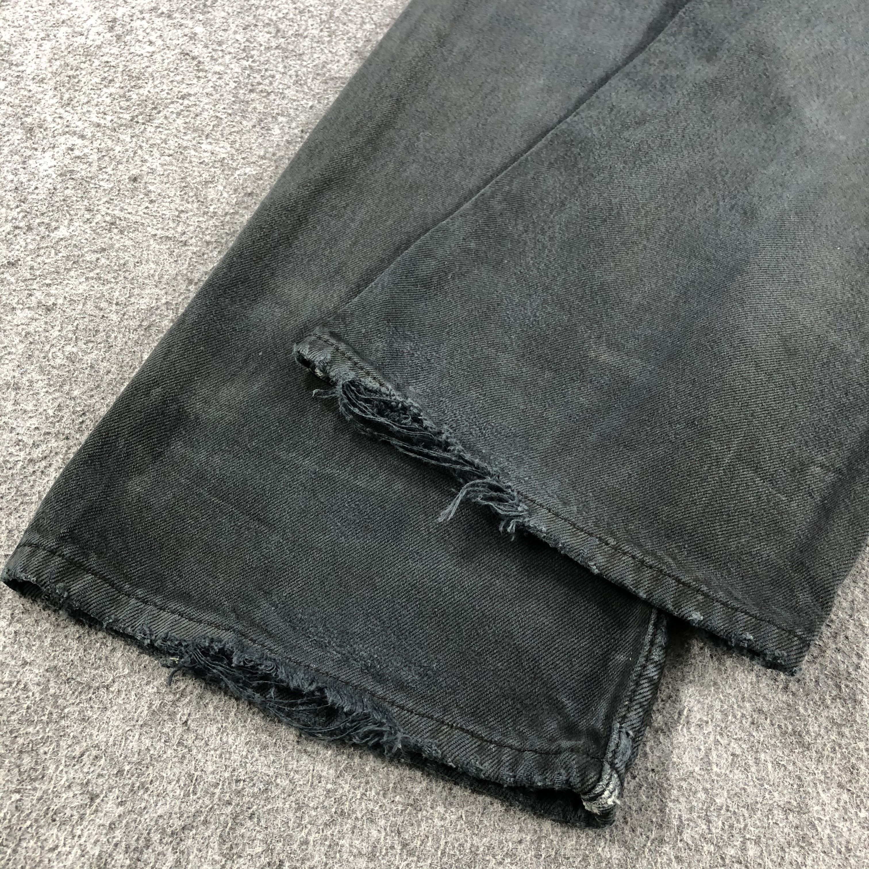 Levi's 90s Vintage Ripped Levis 501 Earth Tone Jeans-J1545 Size US 33 - 5 Thumbnail