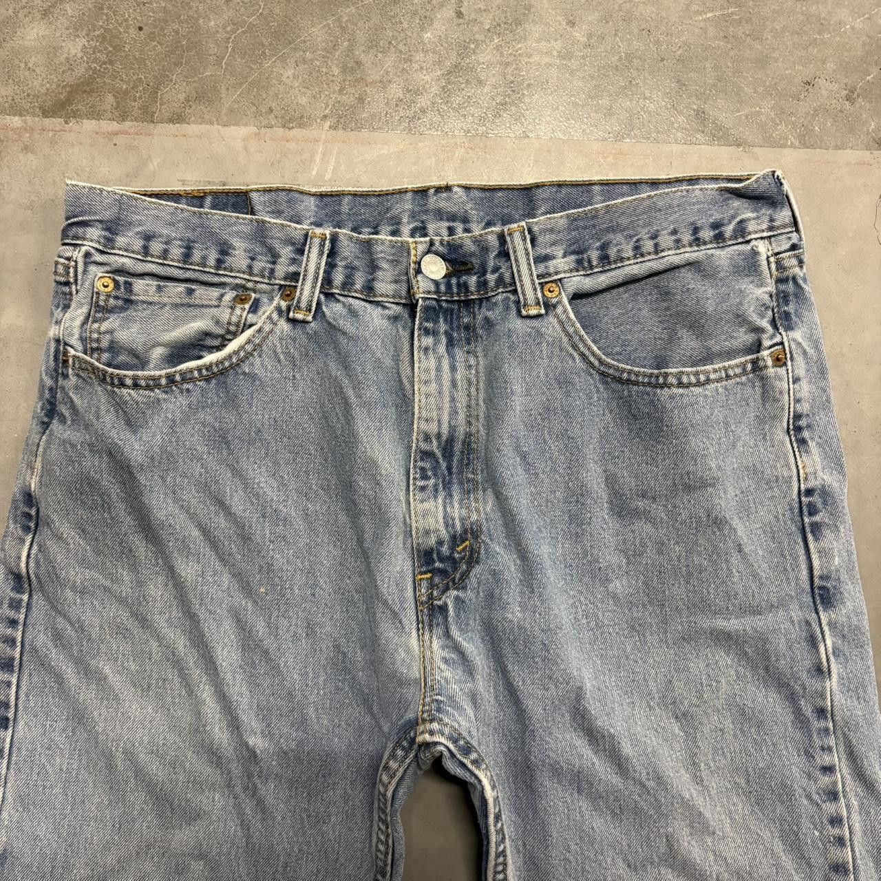 Levi's Crazy Vintage Y2K/2000s Levis Light Wash Grunge Denim Jeans! Size US 36 / EU 52 - 2 Thumbnail