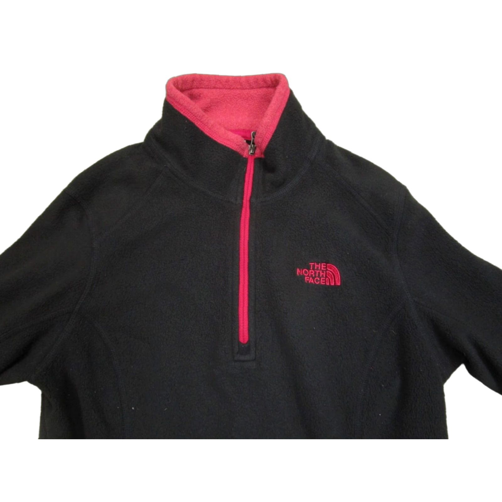 The North Face The North Face Pullover Women S Black Quarter Zip Fleece Lightweight Sweatshirt Size S / US 4 / IT 40 - 1 Thumbnail