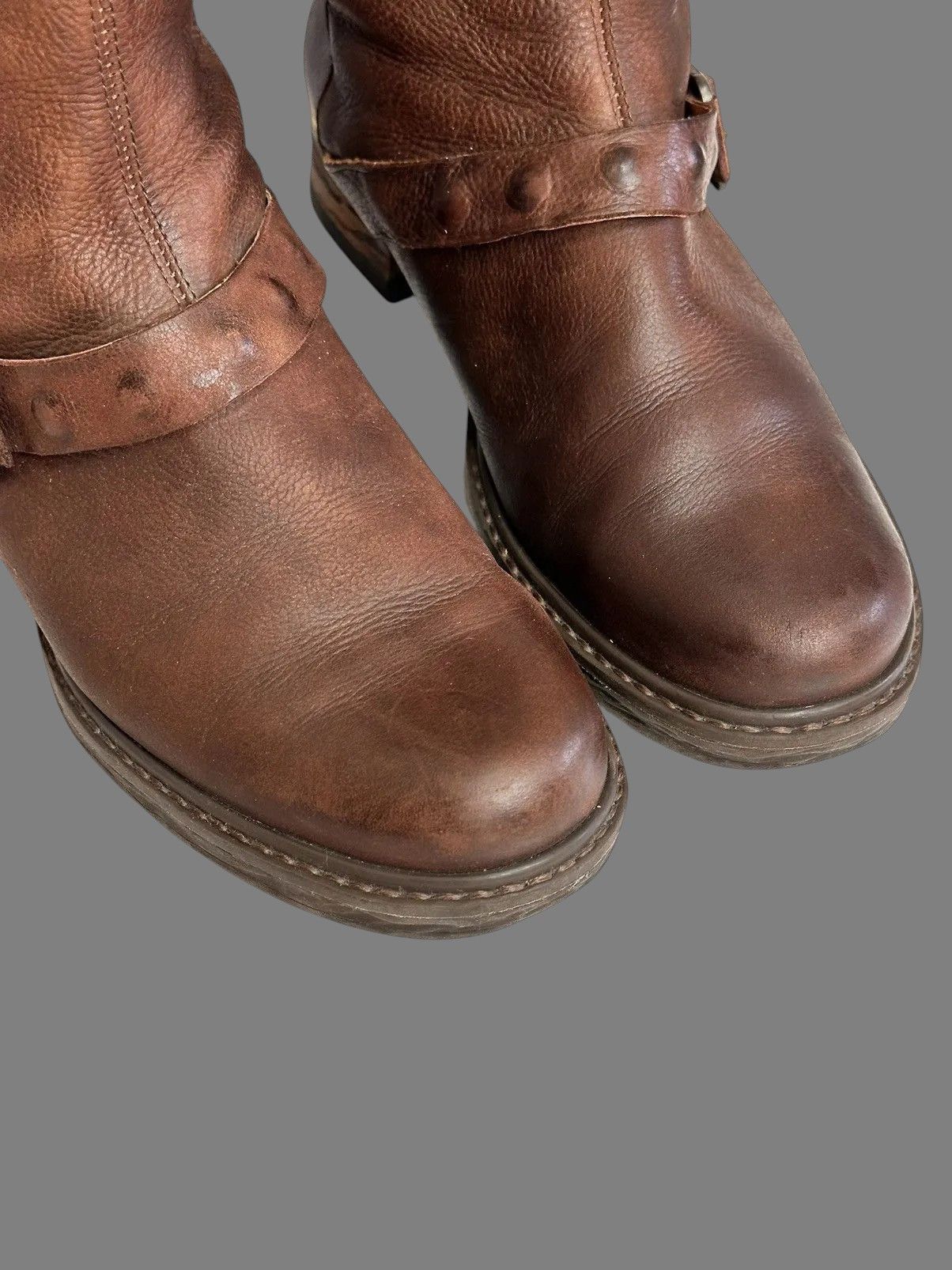 Dirk Bikkembergs Rick Owens Inspired AS98 Vintage Leather High Ankle Boots Size US 8 / IT 38 - 11 Thumbnail