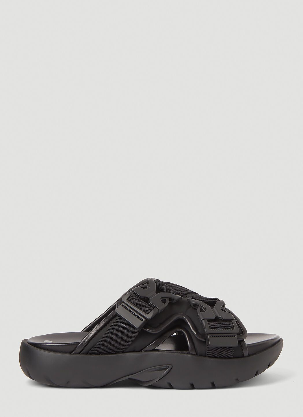 Bottega Veneta o1y0725 Slippers in Black Size US 11 / IT 41 - 1 Thumbnail