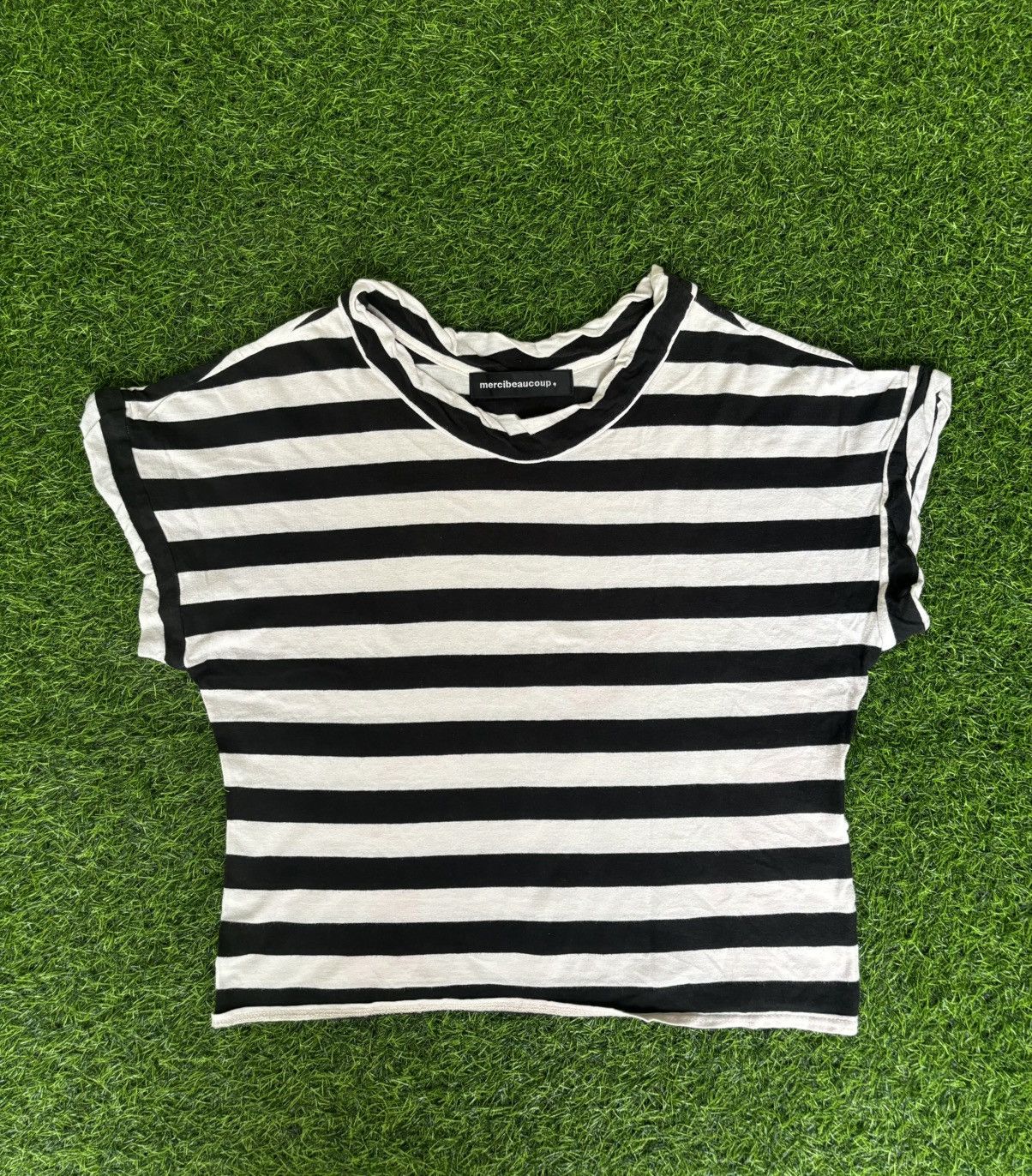 mercibeaucoup Mercibeaucoup Issey Miyake Stripe Women's Tshirt Size M / US 6-8 / IT 42-44 - 1 Thumbnail