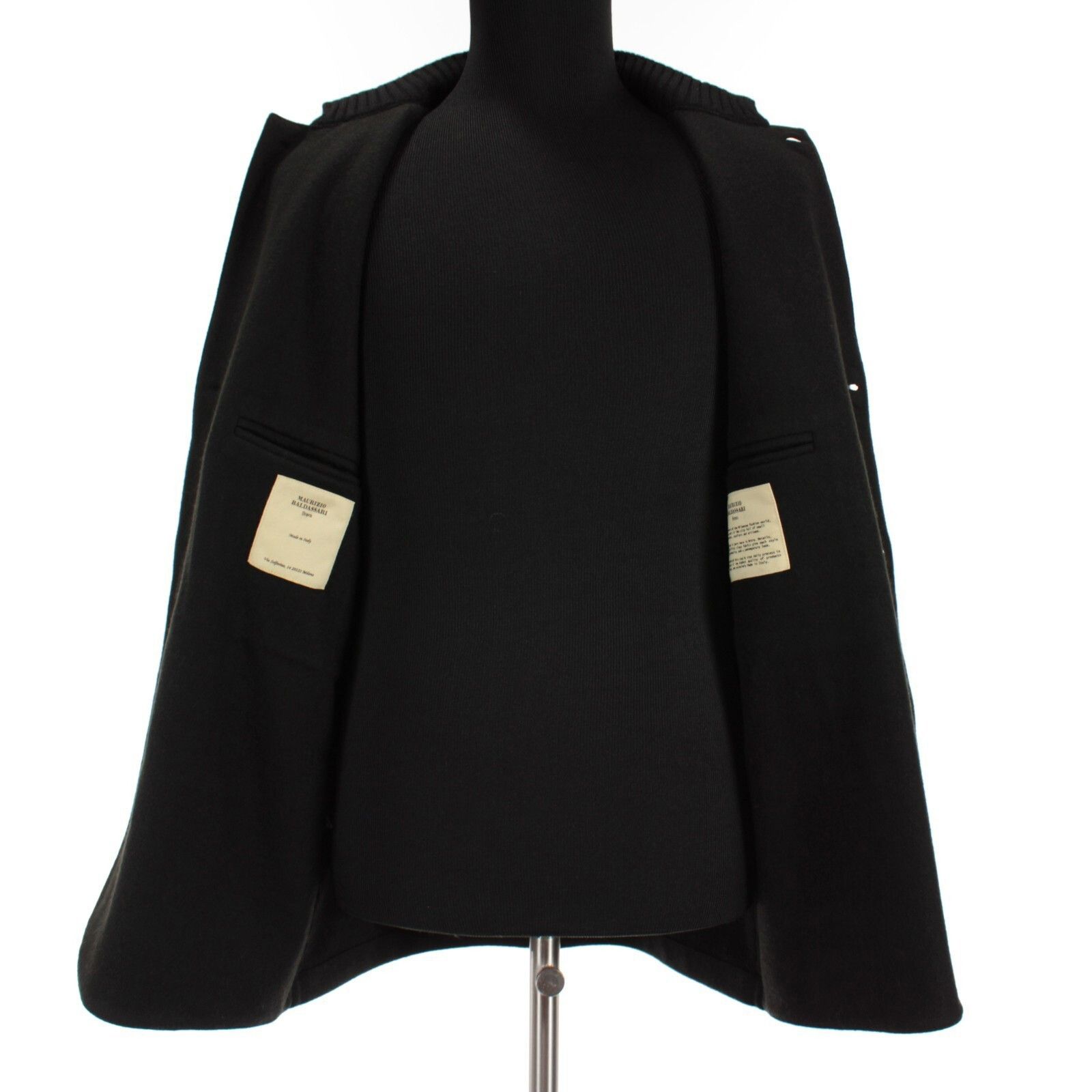 Maurizio Baldassari Maurizio Baldassari Jacket Size L US In Black Cashmere Size US L / EU 52-54 / 3 - 5 Thumbnail