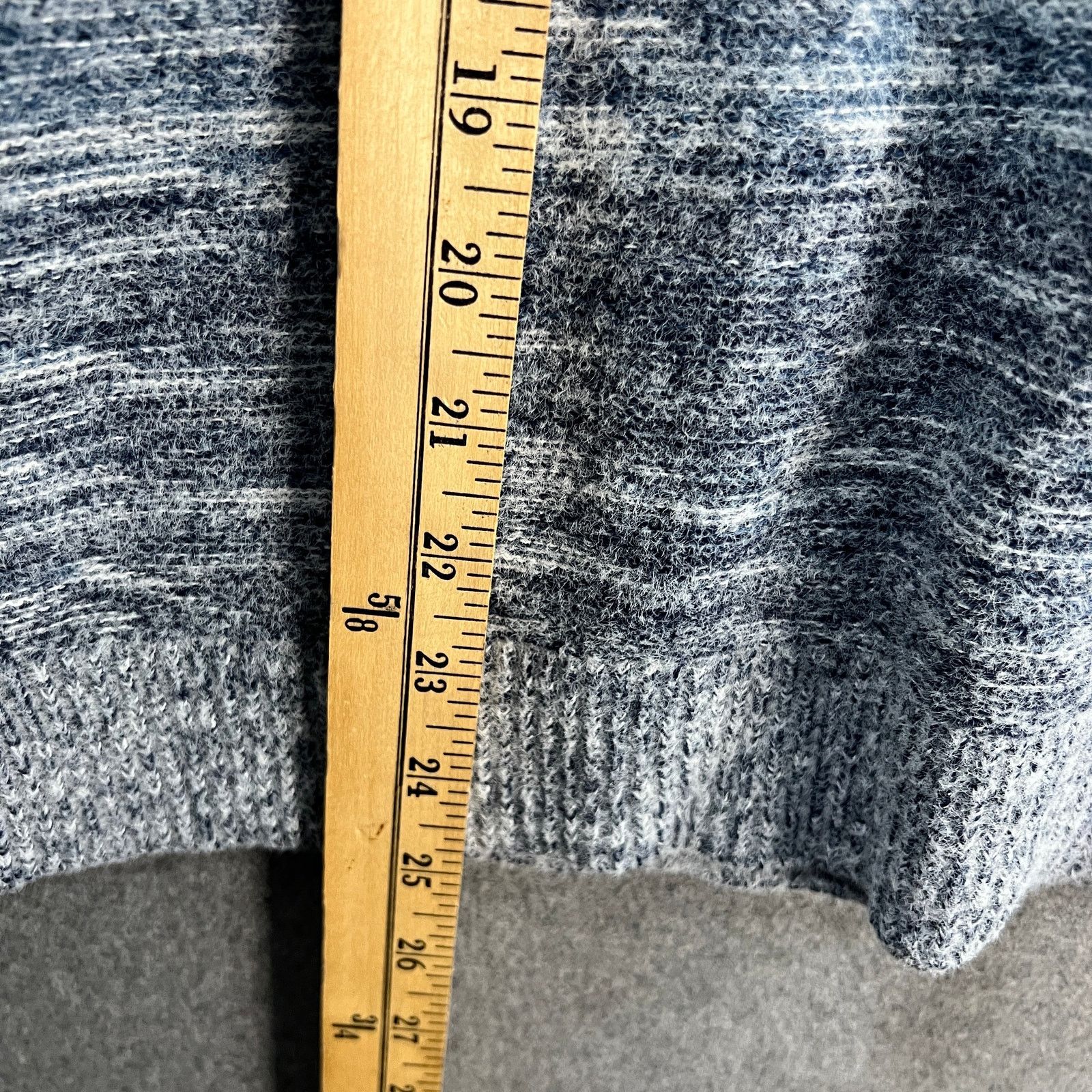 Other Encore by Idina Menzel Relaxed V-Neck Sweater Blue Size S / US 4 / IT 40 - 4 Thumbnail
