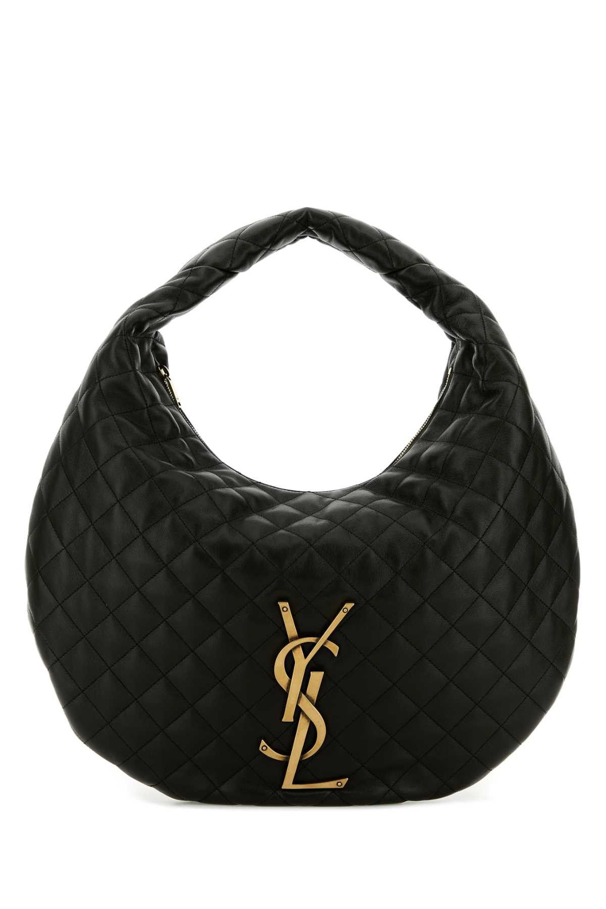 Saint Laurent Paris Black Nappa Leather Icare Shoulder Bag Size ONE SIZE - 1 Thumbnail