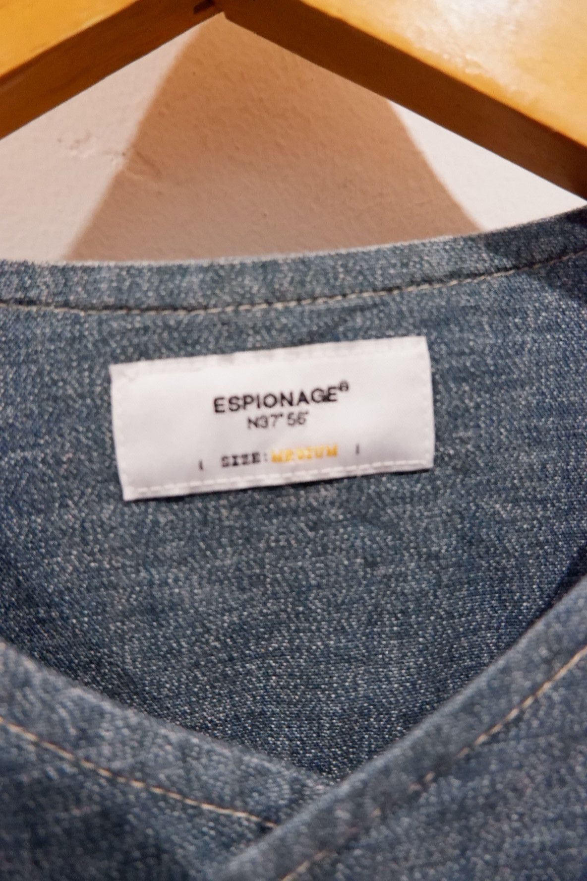 FrizmWORKS Espionage Utility Colarless Chambray Shirts Size US M / EU 48-50 / 2 - 4 Thumbnail