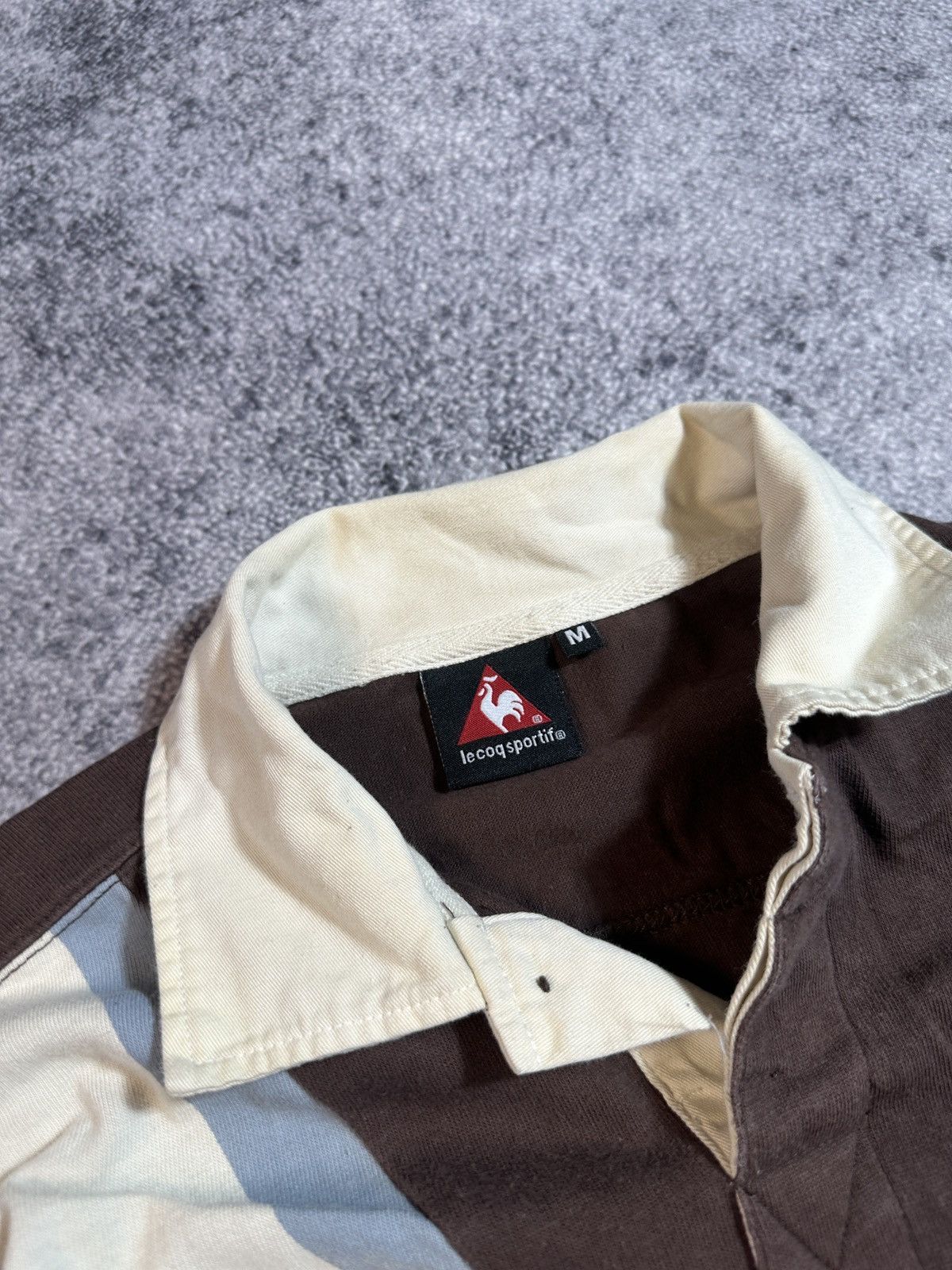 Le Coq Sportif Y2K Vintage Le Cow Sportif Logo Long Polos Streetwear USA M Size US M / EU 48-50 / 2 - 3 Thumbnail