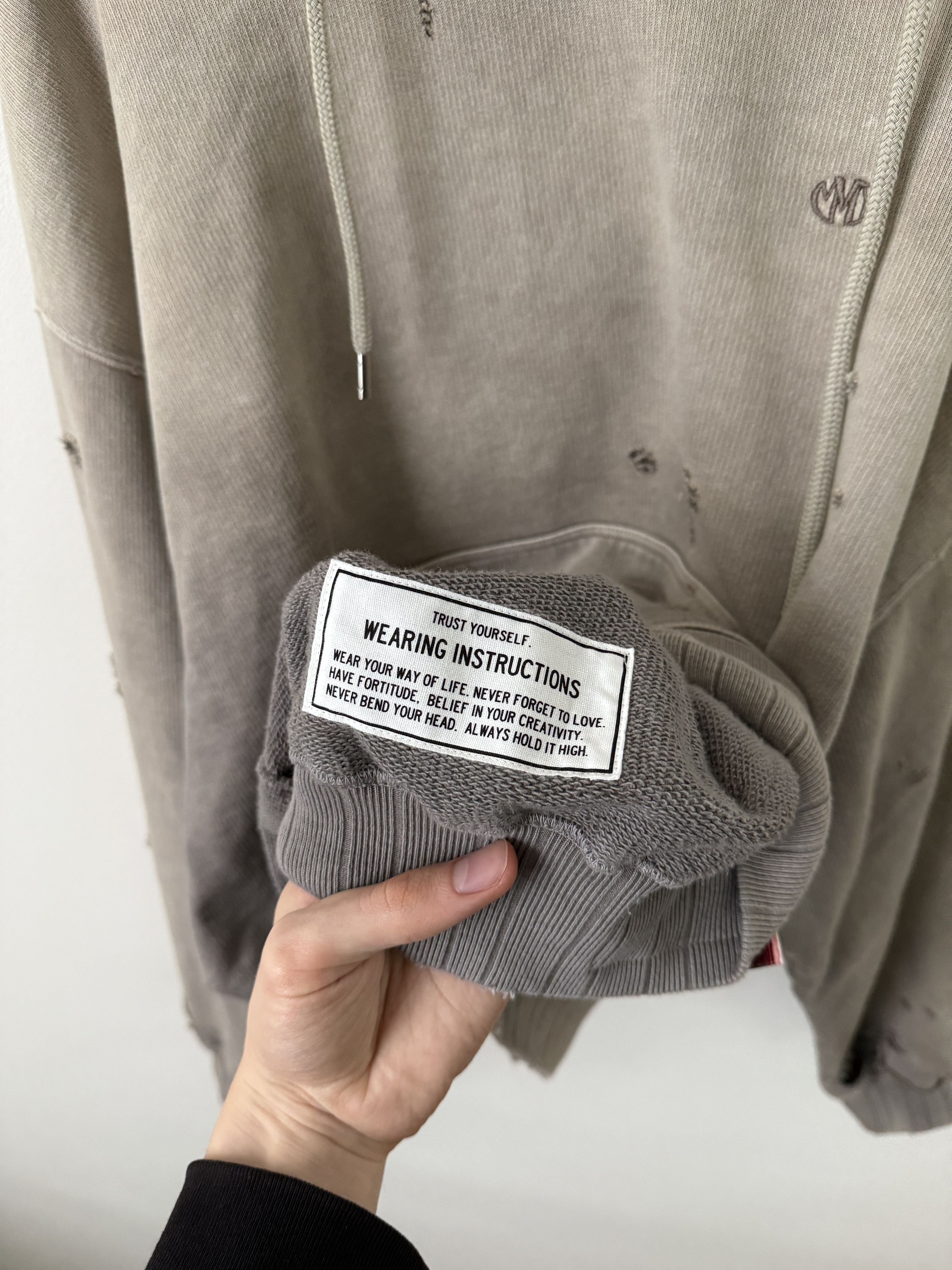 Maison MIHARA YASUHIRO Sun Faded Vintage Crewneck Hoodie Size US S / EU 44-46 / 1 - 19 Thumbnail