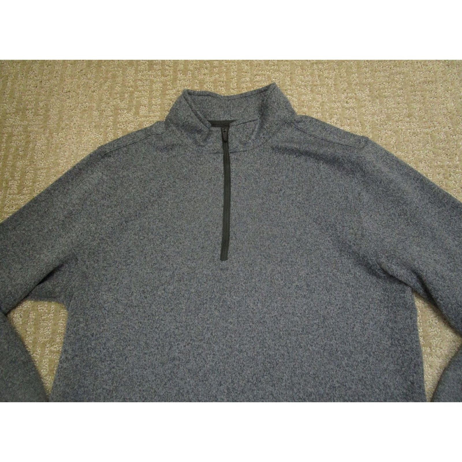 Rhone Rhone Pullover Mens Medium Gray Quarter Zip Sweater Athletic Performance Layer Size US M / EU 48-50 / 2 - 2 Thumbnail