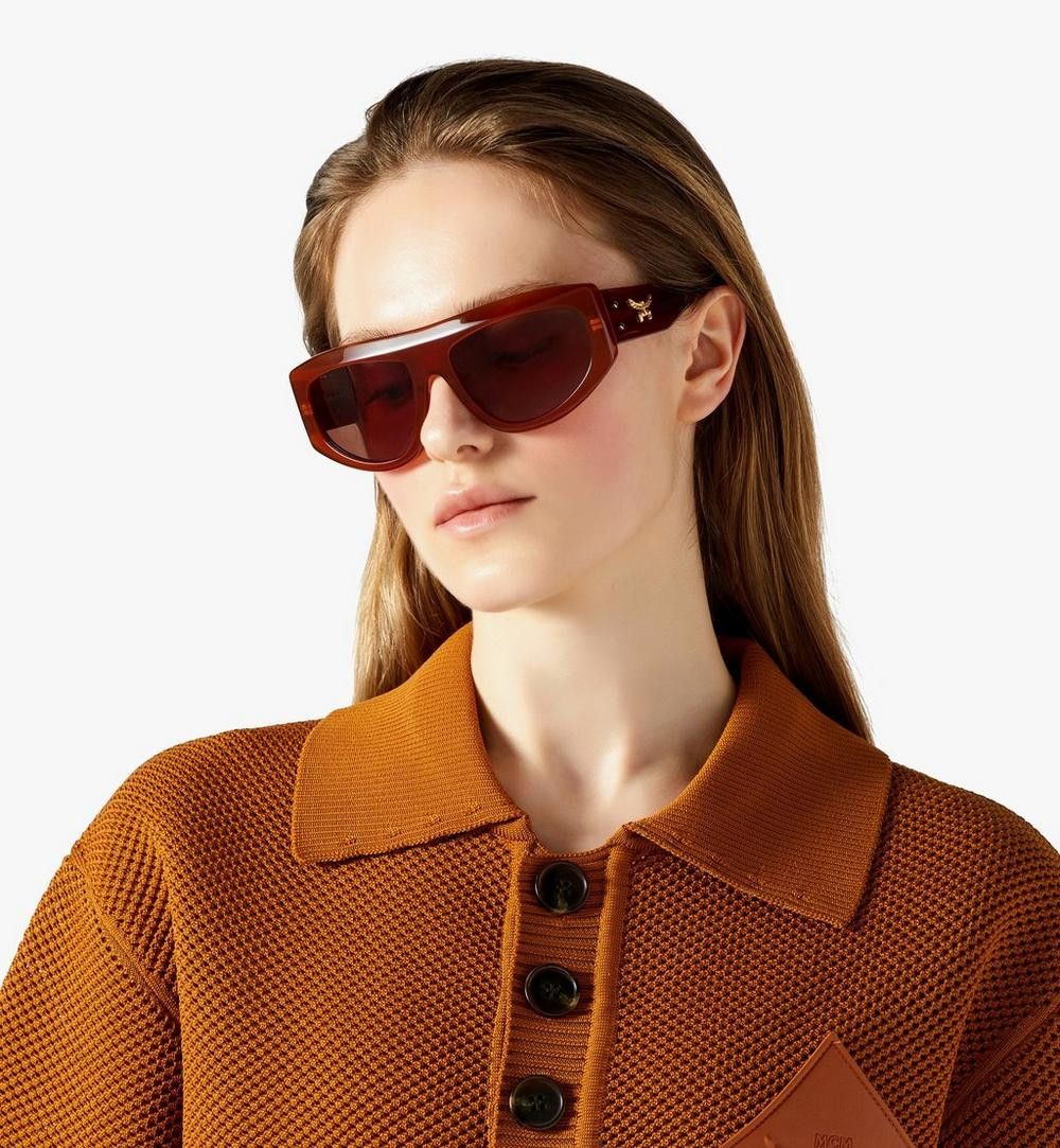 MCM o1mt1gz0825 Size: OS / Unisex Sunglasses in Caramel Size ONE SIZE - 4 Thumbnail