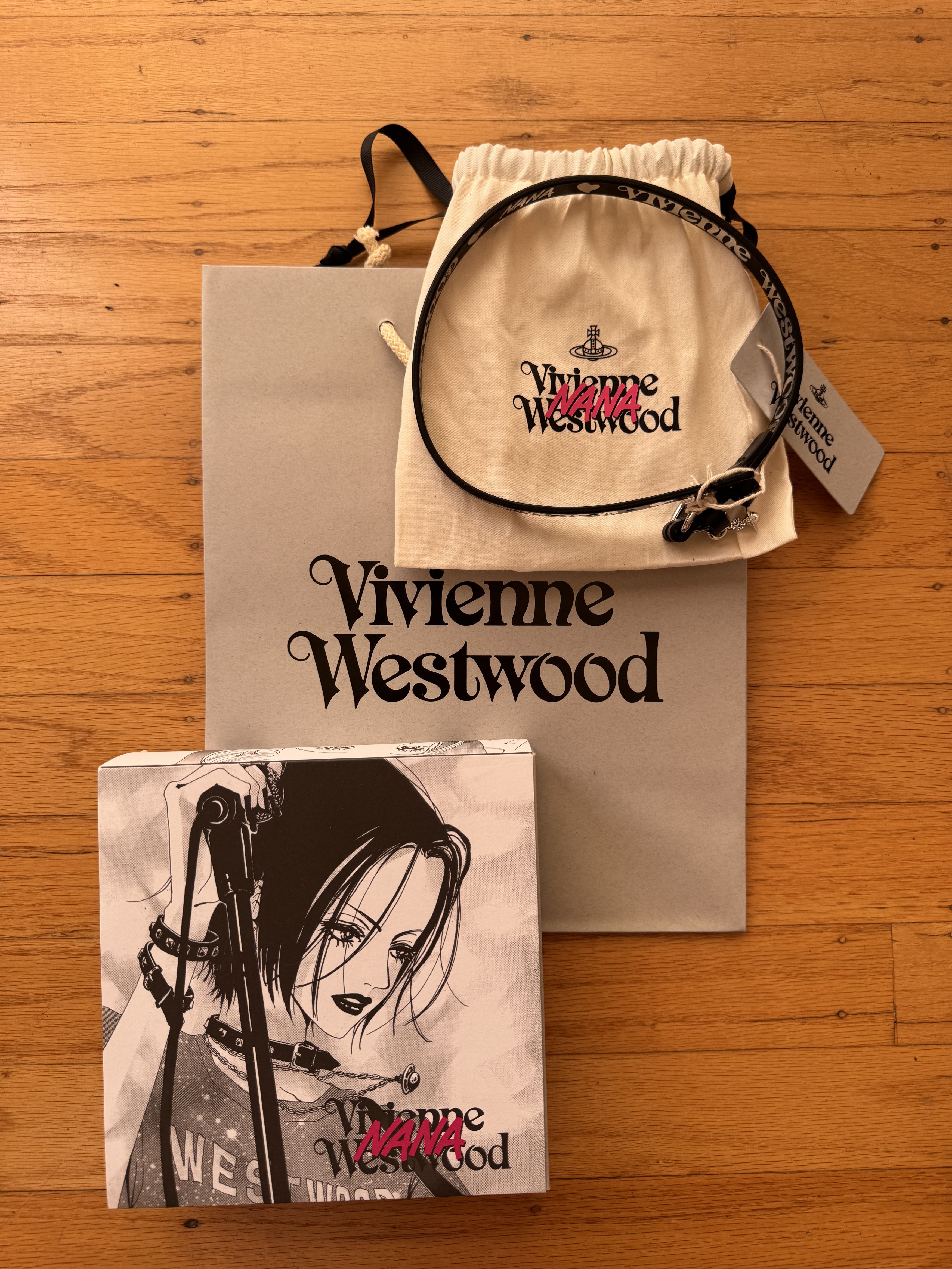 YAMAHA RZ350用ダンデムバーVIVIENNE WESTWOOD X NANA Leather Choker