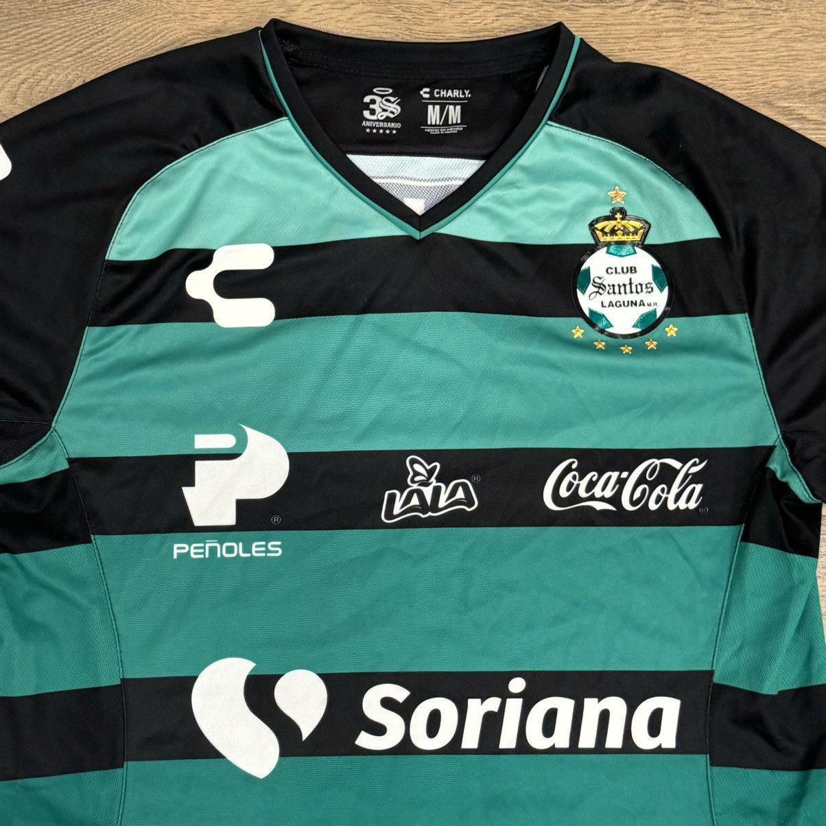 Other Charly Club Santos Laguna M.R. 2018/2019 Away Soccer Jersey Size US M / EU 48-50 / 2 - 4 Thumbnail