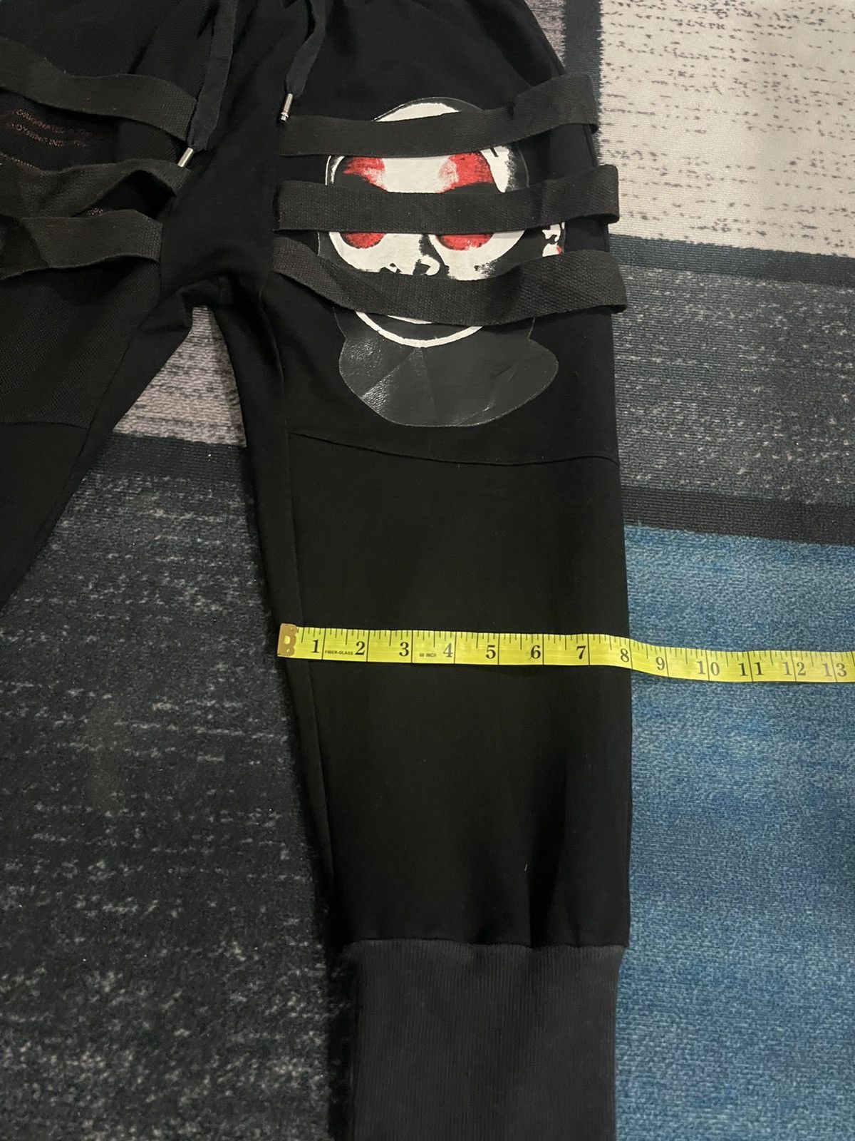 Seditionaries Smoking Time Bondage Skull Jogger Pants Size US 29 - 17 Thumbnail