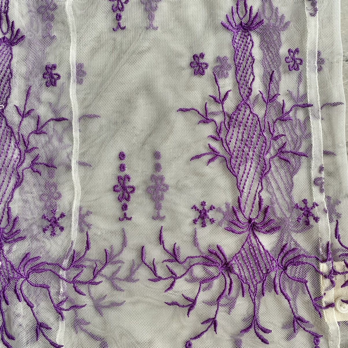 Bode Bode Mesh Embroidered Shirt Size US M / EU 48-50 / 2 - 10 Thumbnail