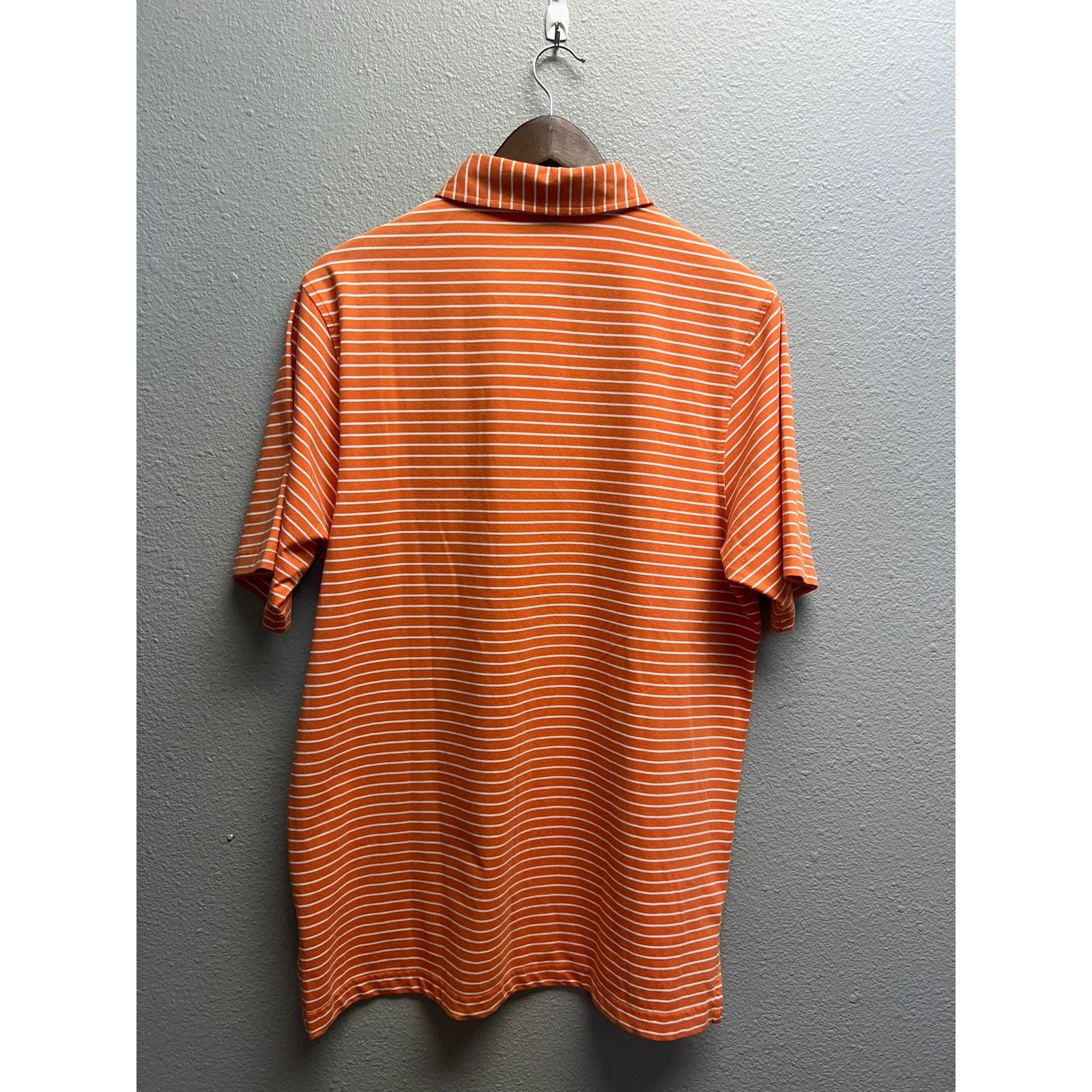 Vintage Vintage Martin Polo Shirt Orange Striped Golf SS Eagle M Size US M / EU 48-50 / 2 - 8 Thumbnail
