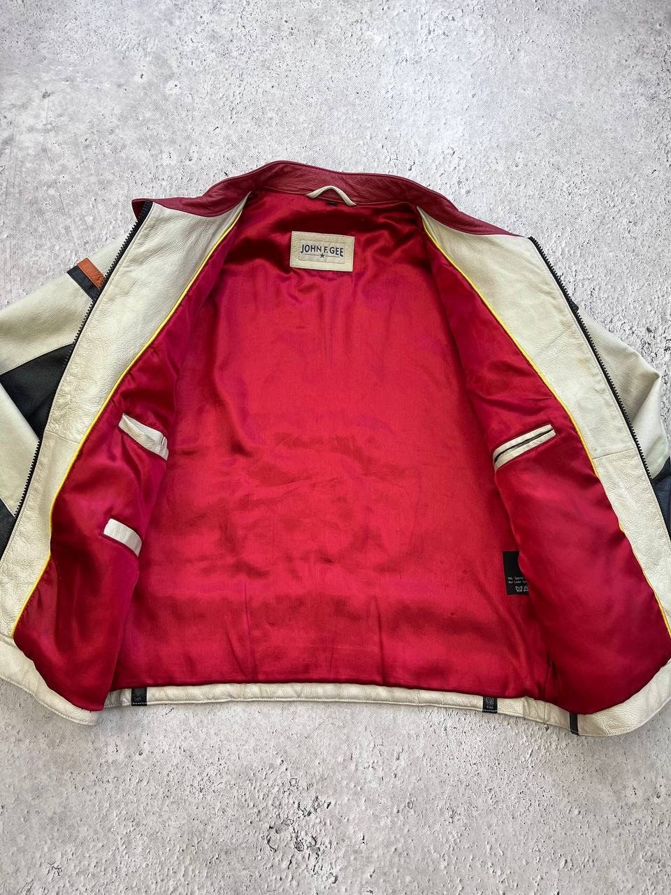Vintage Vintage Y2K Racing Moto Leather Jacket Size US M / EU 48-50 / 2 - 9 Thumbnail