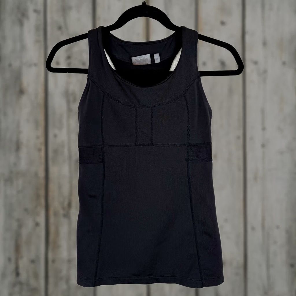 Athleta VINTAGE Athleta Black Built-In Shelf Bra Tank Top w/ Ball Pockets Tennis/Golf Workout-XS Size XS / US 0-2 / IT 36-38 - 1 Thumbnail