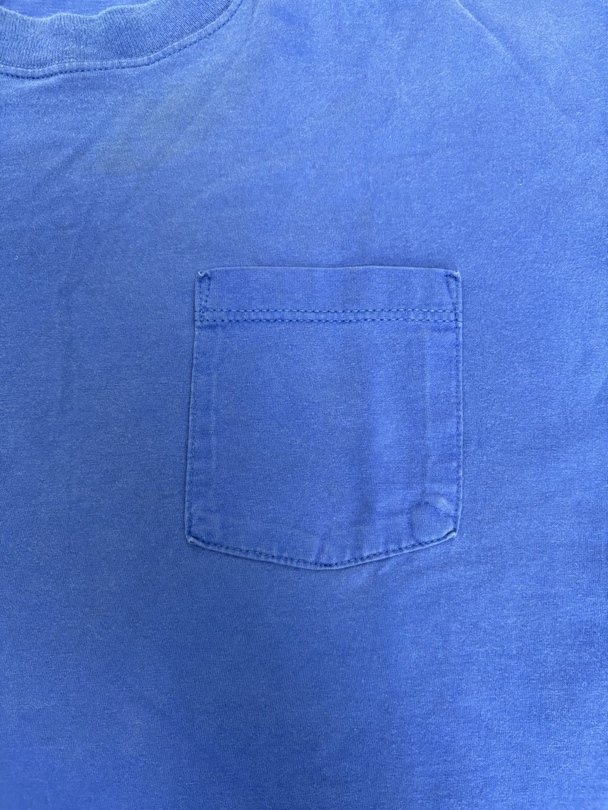 Russell Athletic × Vintage Vintage 90s made in usa russell athletic blue pocket tshirt Size US XL / EU 56 / 4 - 5 Thumbnail