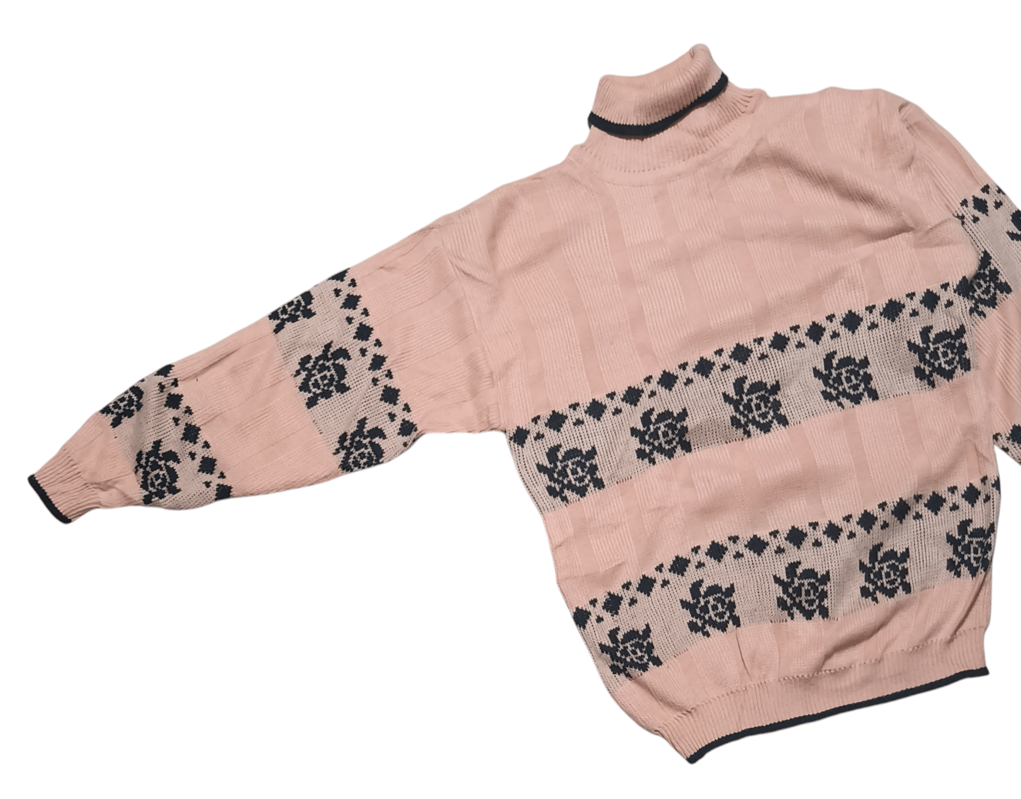 Other Vintage Y2K APOSTROPHE Women's Ethnic Knit Acrylic Sweater Size S / US 4 / IT 40 - 2 Thumbnail
