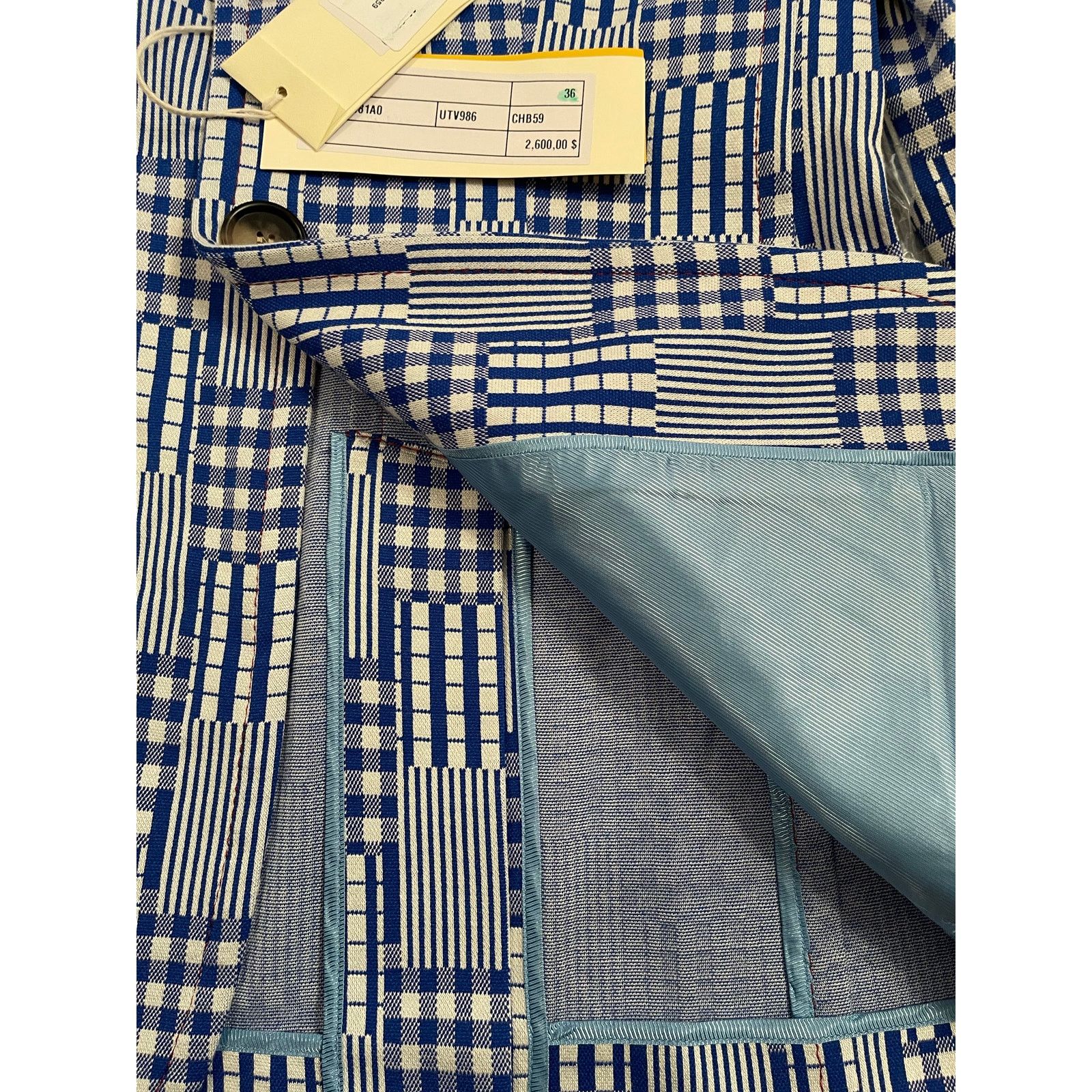 Marni Marni Blazer in Bluette, Size: 36 IT, NWT MSRP $2,600 Size XS / US 0-2 / IT 36-38 - 8 Thumbnail