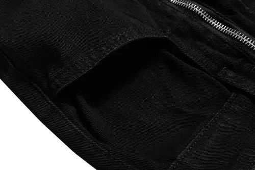 Other Front Curve Zipper Adjustable Black Flare Jeans Size US 31 - 7 Thumbnail