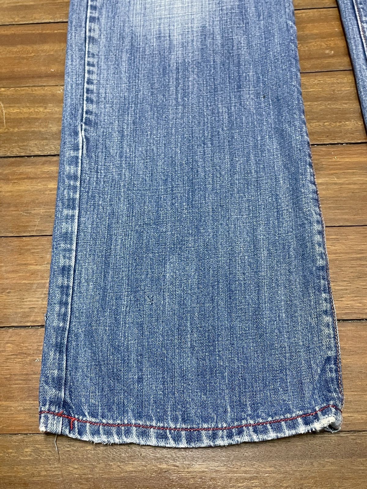Japanese Brand × Vintage Rare Design Vintage Brand Ross Carra Baggy Jeans 2000s Size US 34 / EU 50 - 6 Thumbnail