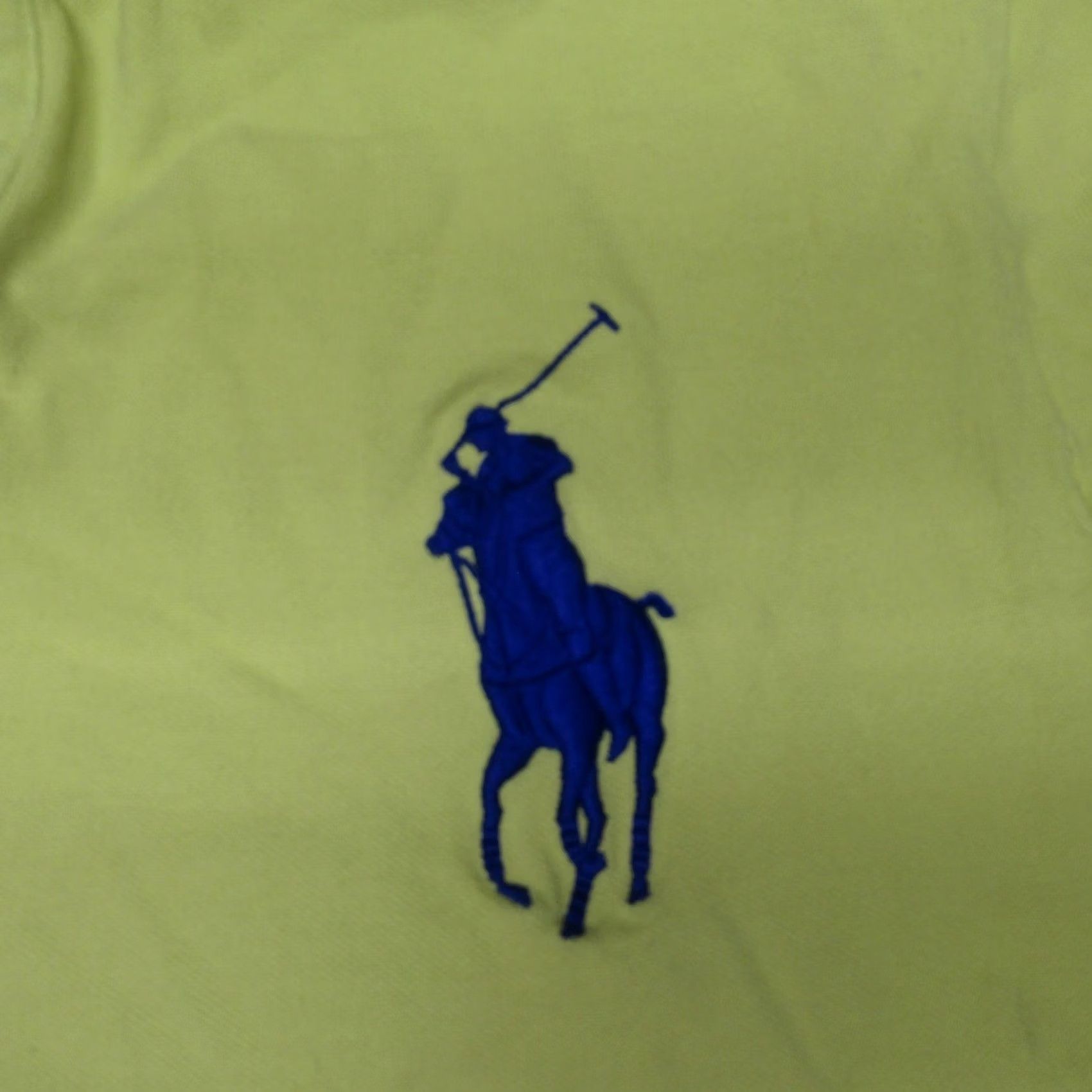 Polo Ralph Lauren Polo Ralph Lauren Shirt Mens Big 2X Yellow Custom Fit Golf Pony READ Size US XXL / EU 58 / 5 - 6 Thumbnail