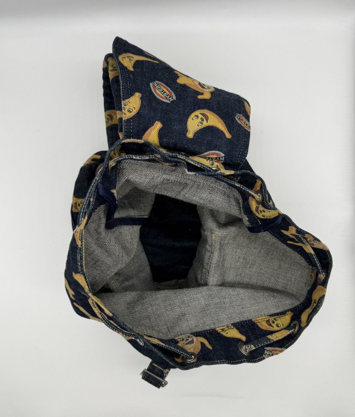 Hysteric Glamour Vintage 90s Hysteric Glamour Banana Denim Backpack Size ONE SIZE - 4 Thumbnail