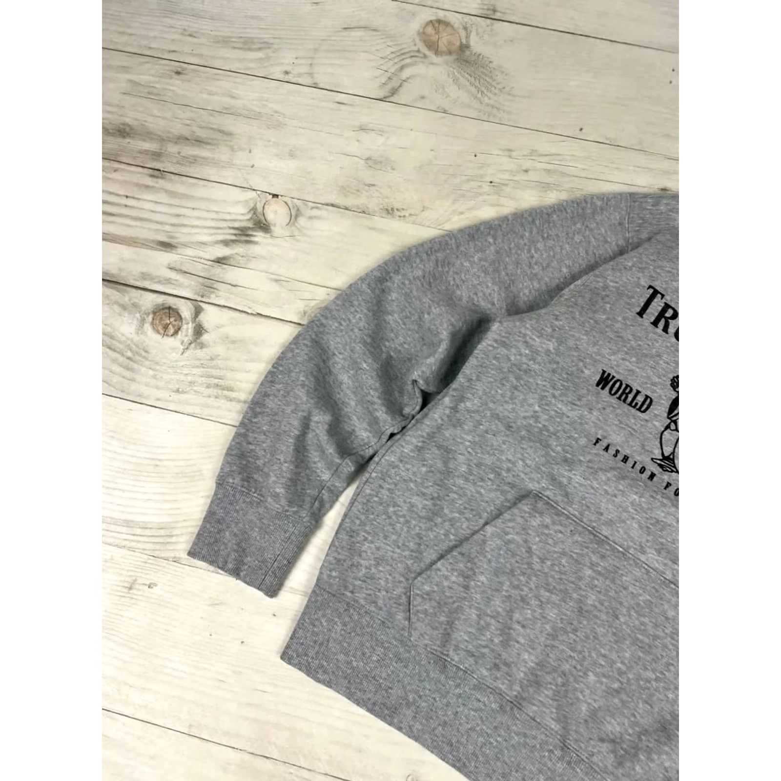 True Religion True Religion METALLIC BUDDHA FLEECE HOODIE Men M Gray Size US M / EU 48-50 / 2 - 4 Thumbnail