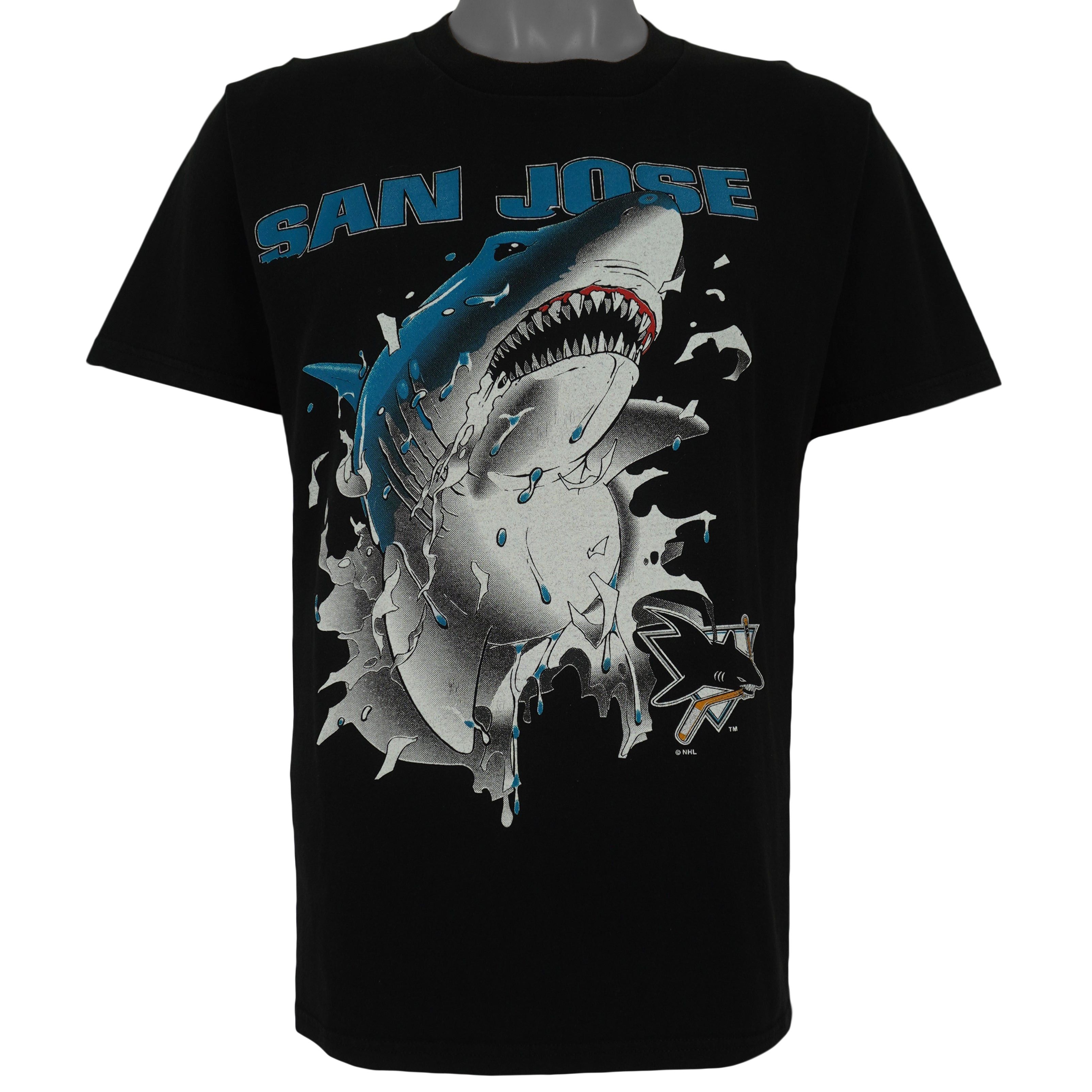 Vintage NHL - San Jose Sharks X Animal Breakout T-Shirt 1990s Size US M / EU 48-50 / 2 - 1 Thumbnail