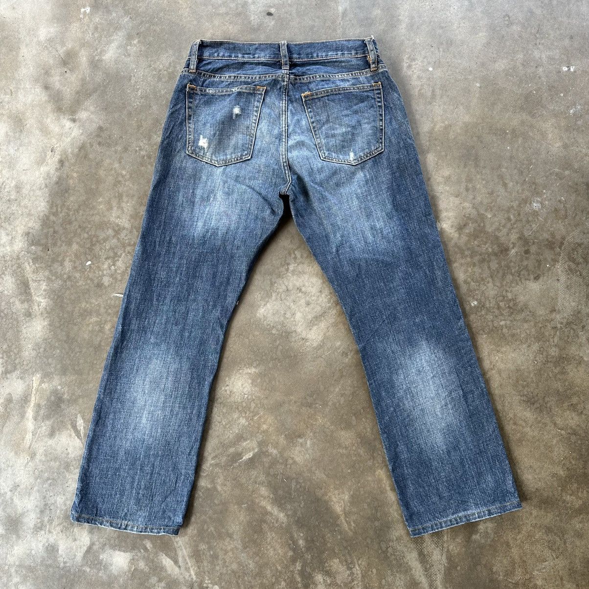 Japanese Brand Vintage Japanese Distressed Denim Faded Jean Pant Size US 31 - 10 Thumbnail