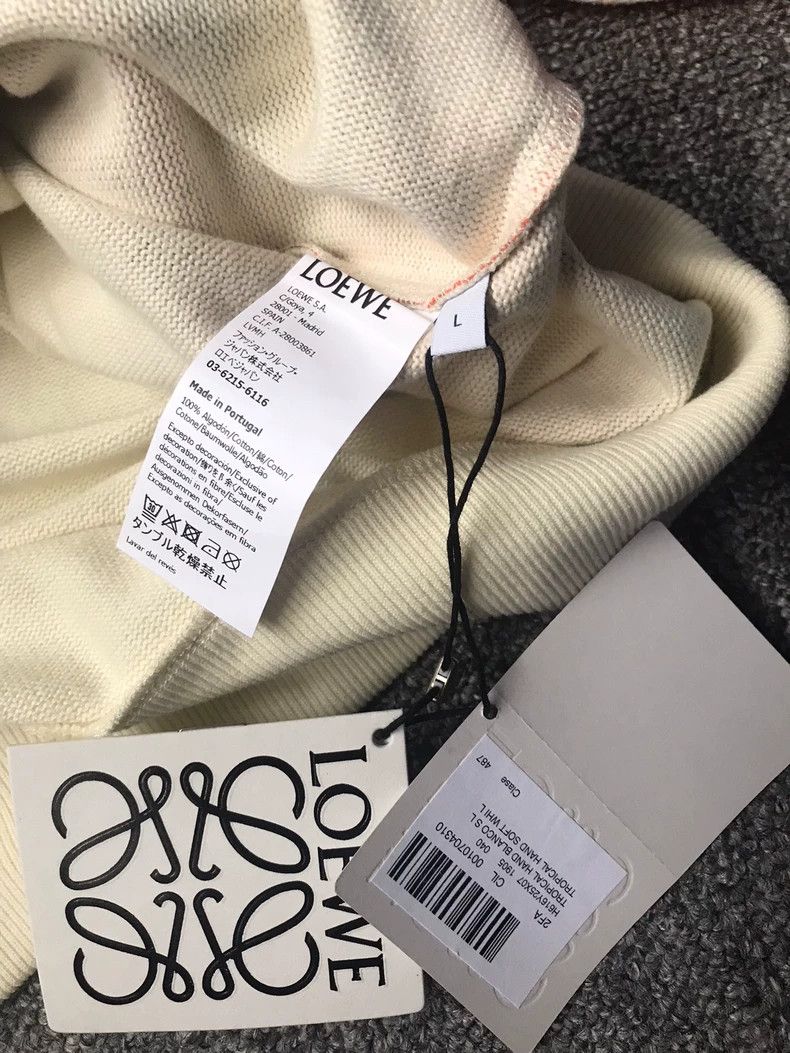 Loewe LOEWE Palm print hoodie Size L / US 10 / IT 46 - 5 Thumbnail