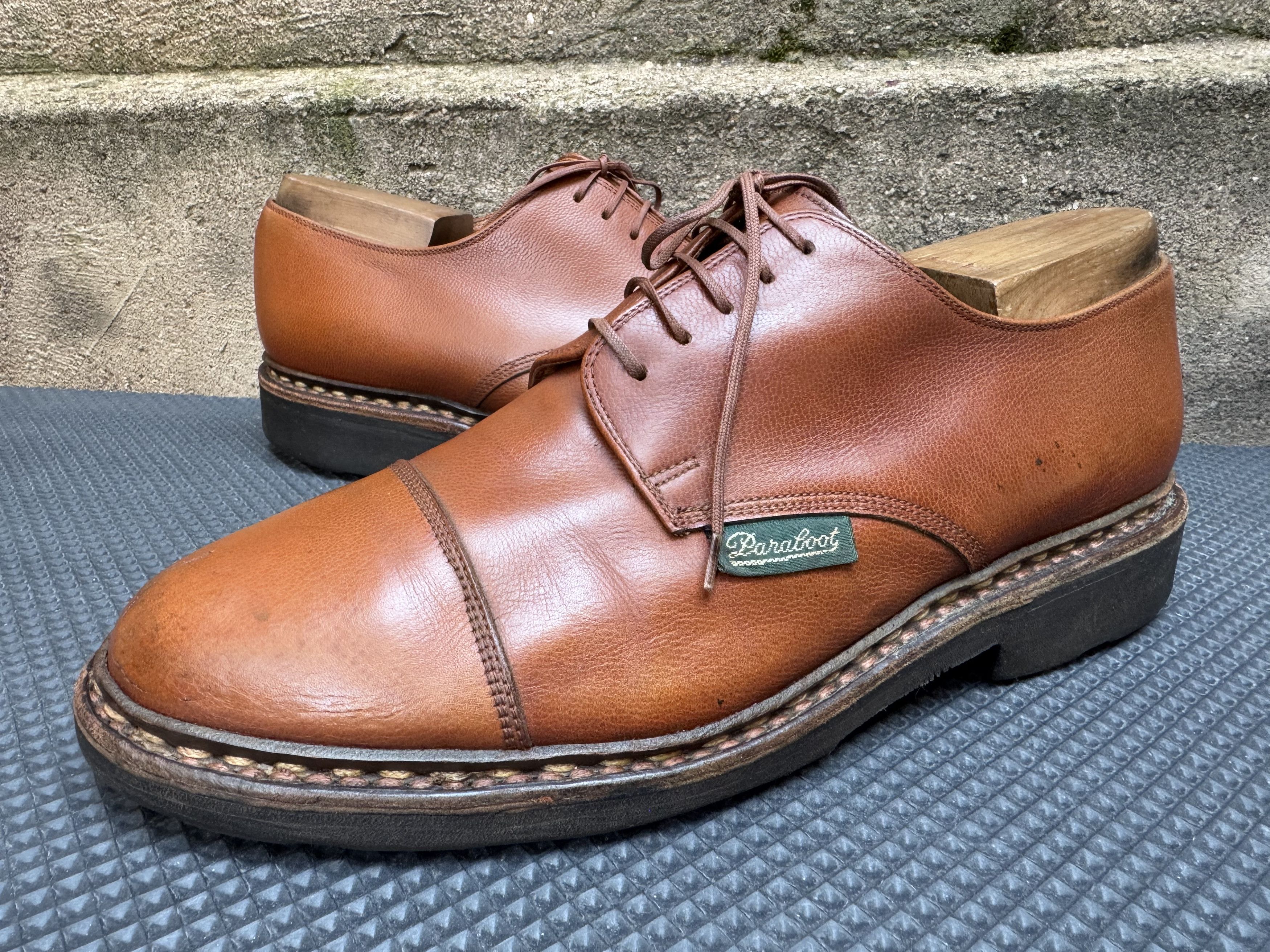 Paraboot Paraboot Azay Griff II Brown Leather Oxford Cap Toe Size US 10.5 / EU 43-44 - 1 Thumbnail